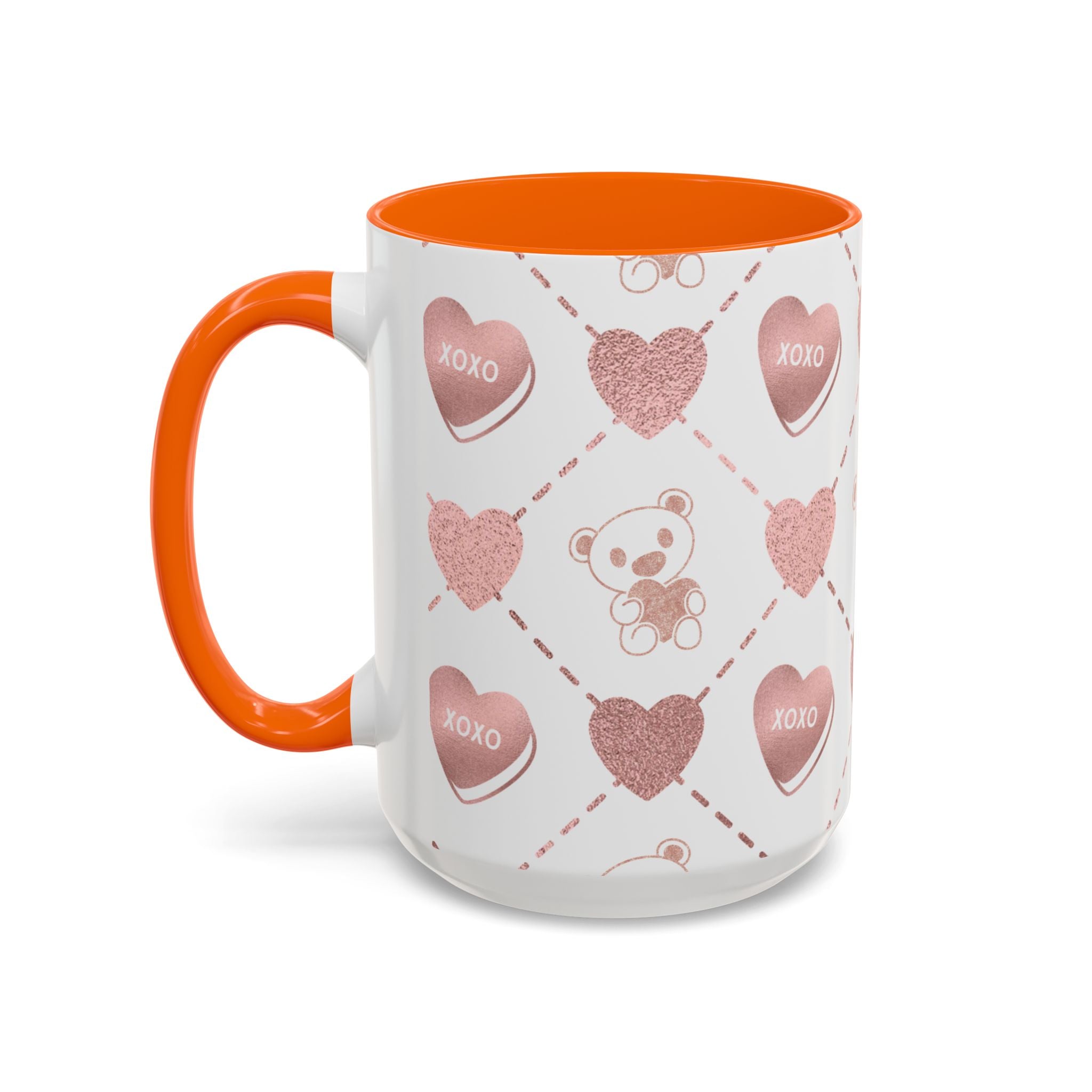 Pink Valentine's Design,  Holiday Drinkware, Valentines, Christmas Birthday Gifts for Couples, Her Boyfriend Girlfriend, Coffee Mug for Valentines Day,