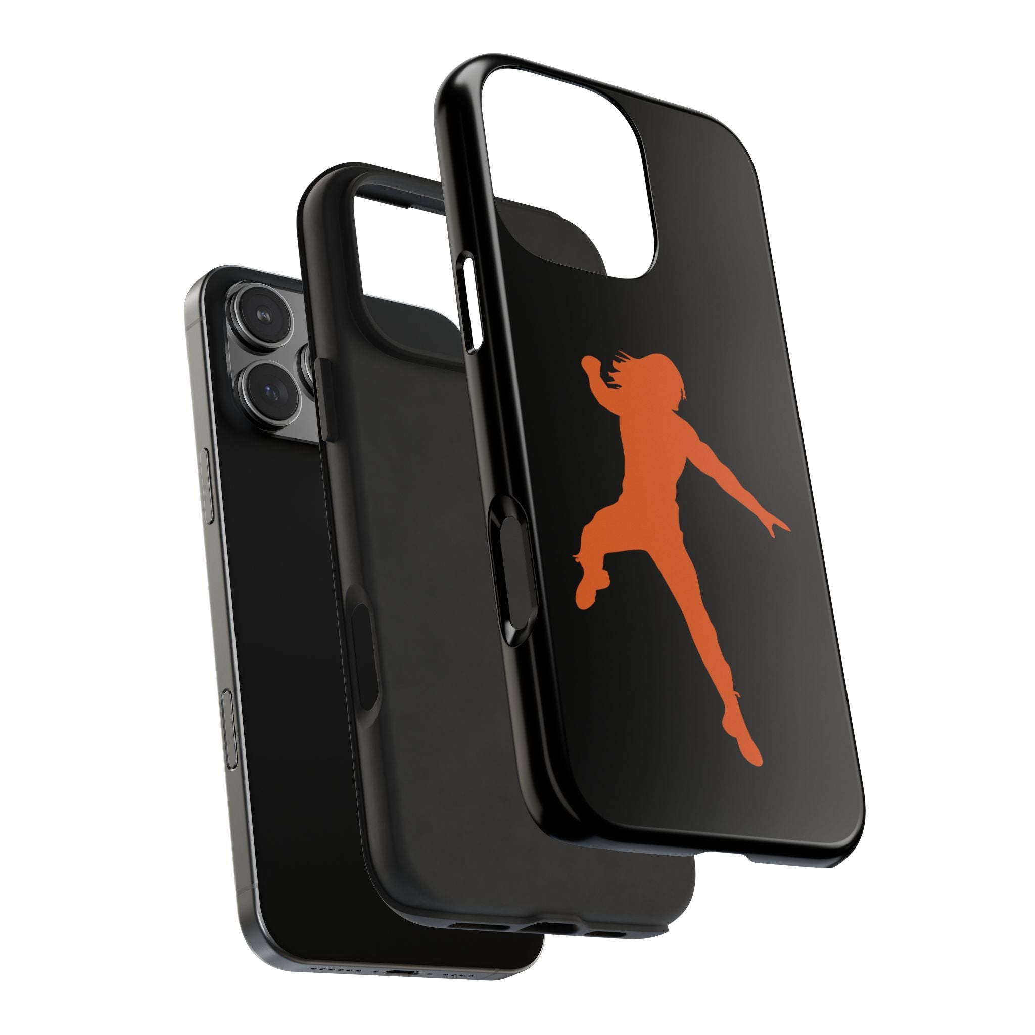 Roman Reigns Jump Orange Graphic Design, iPhone and Samsung Case Cool Graphic Sports Fan Phone Case