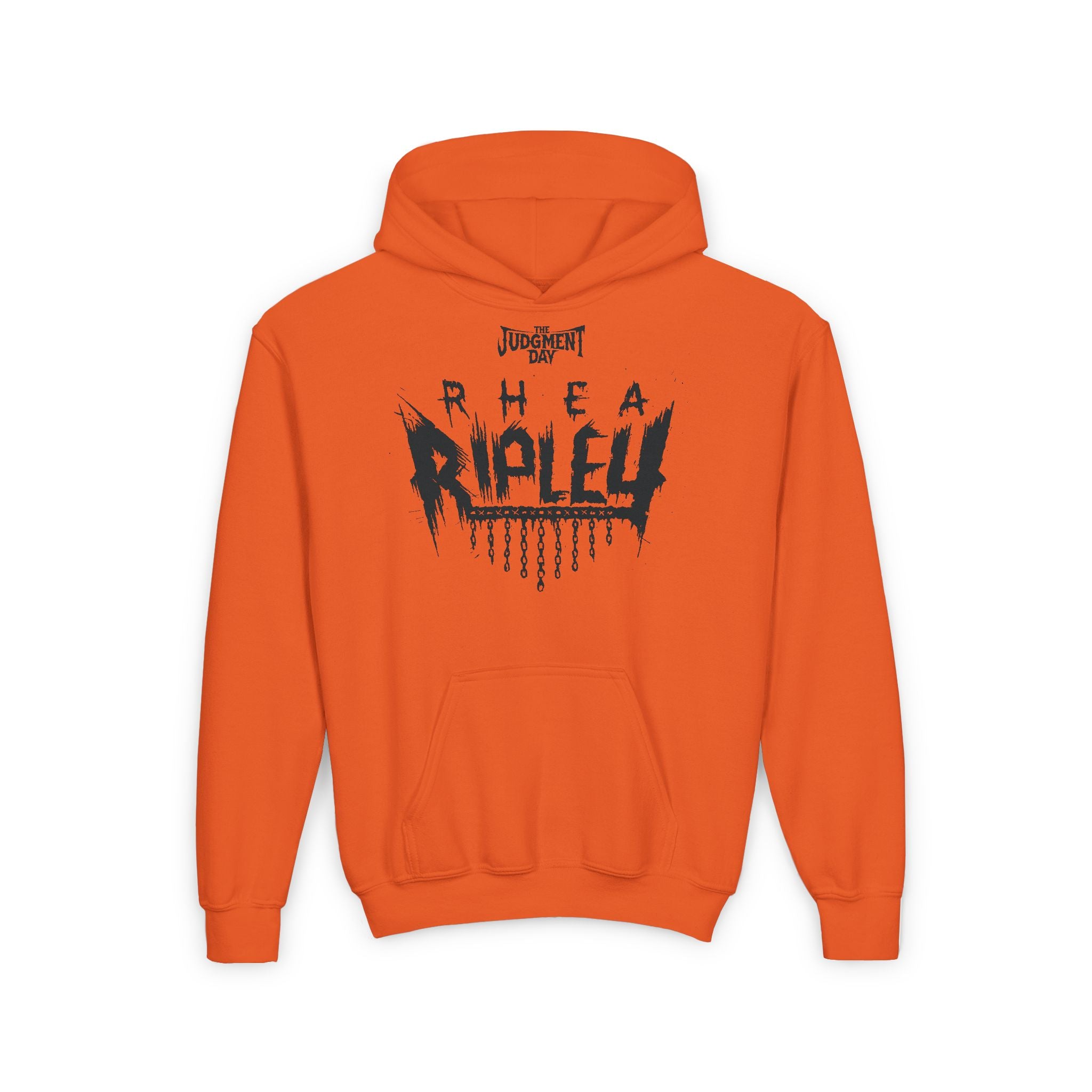 Copy of White The Judgement Day Rhea Ripley Shirt Design, Sports Fan Kids Hoodies - Youth Heavy Blend Hooded Sweatshirt, Unisex Wrestling Fan Hoodies, Gift for Her-Him, Casual Outwear