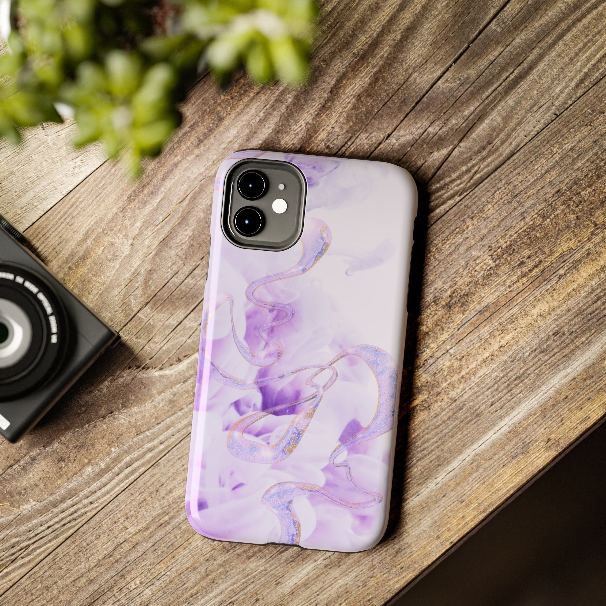 Abstract Purple Fluid Design, Elegant Phone Cases, Stylish Phone Covers, Chic Phone Protectors, Fashionable Case for Her, Trendy Smartphone Accessories