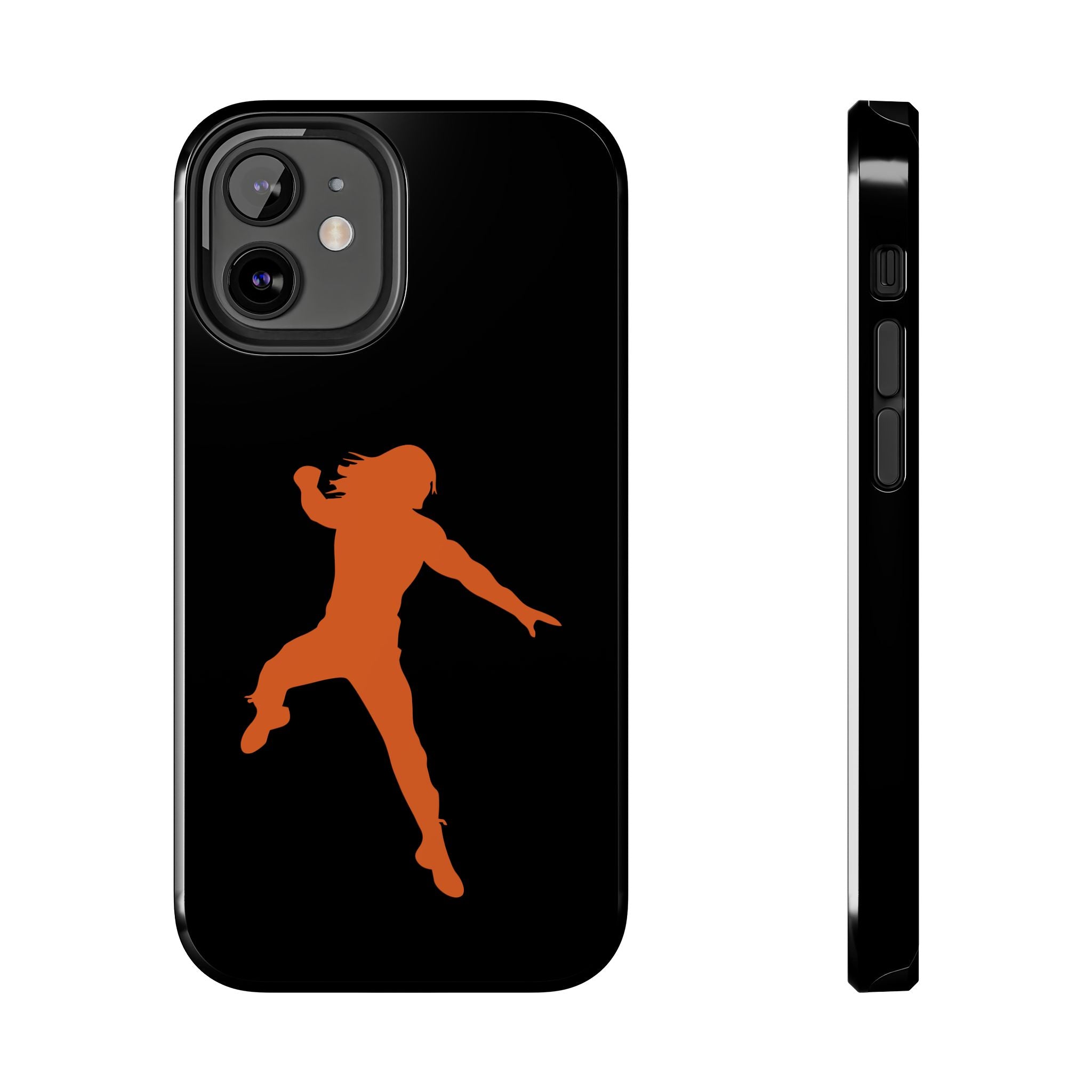 Roman Reigns Jump Orange Graphic Design, iPhone and Samsung Case Cool Graphic Sports Fan Phone Case