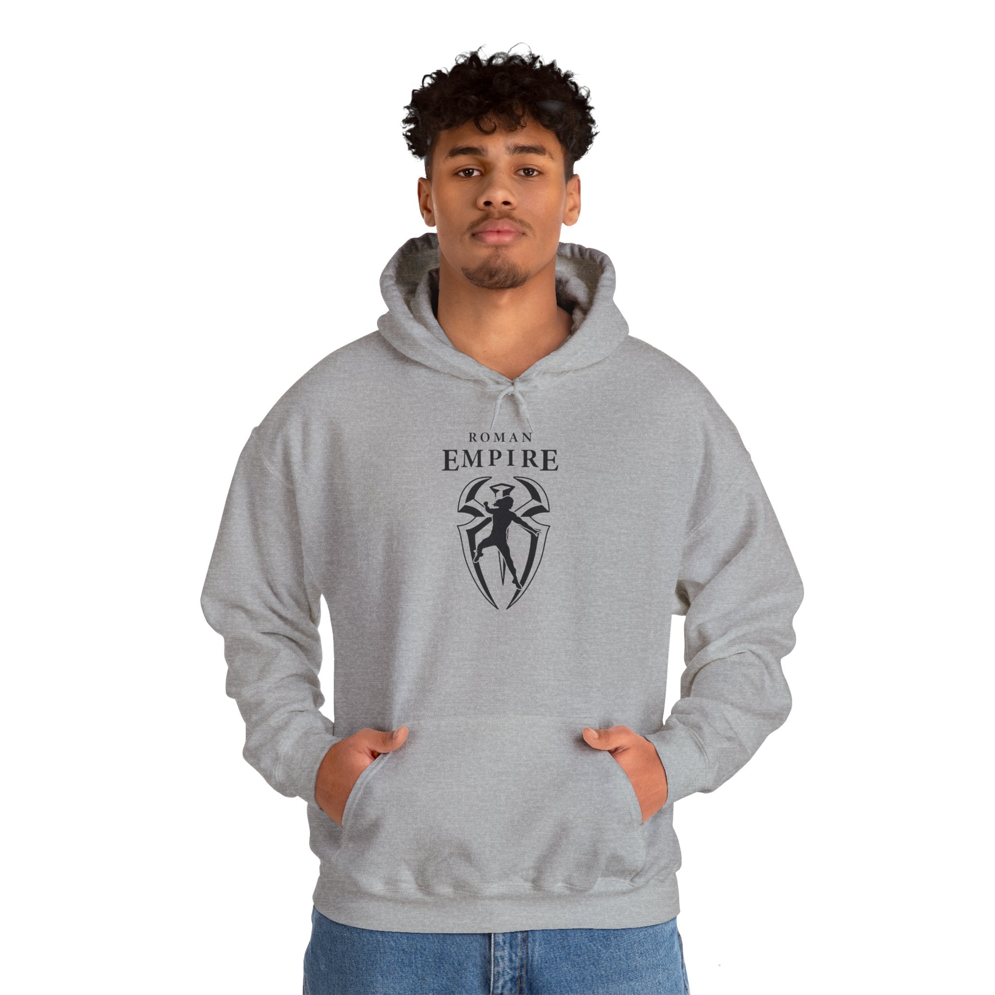 Roman Empire Roman Reigns Graphic Hoodies, Gift for Her - Gift for Him, Sports Fan Wrestling Unisex Hooded Sweatshirt, Casual Outwear