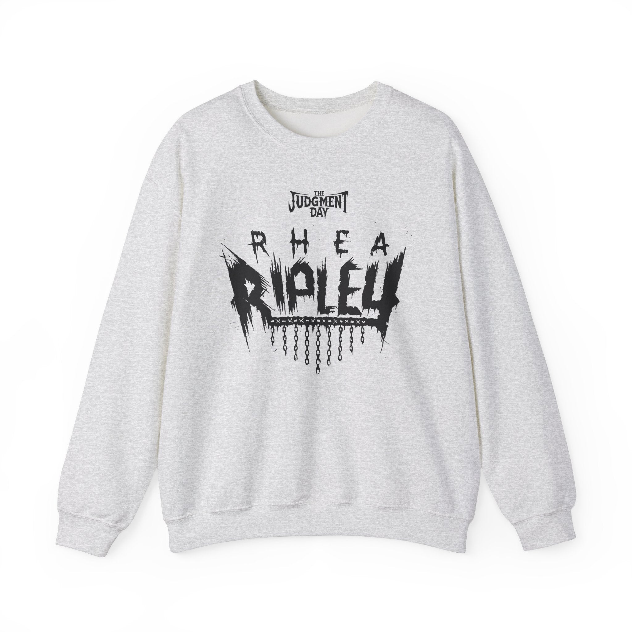 Black Design Judgement Day, Rhea Ripley Fans Sweatshirt, Wrestling Fan Unisex Sweatshirt - Gift for Him or Her, Casual Outwear, Heavy Blend Crewneck Sweatshirt