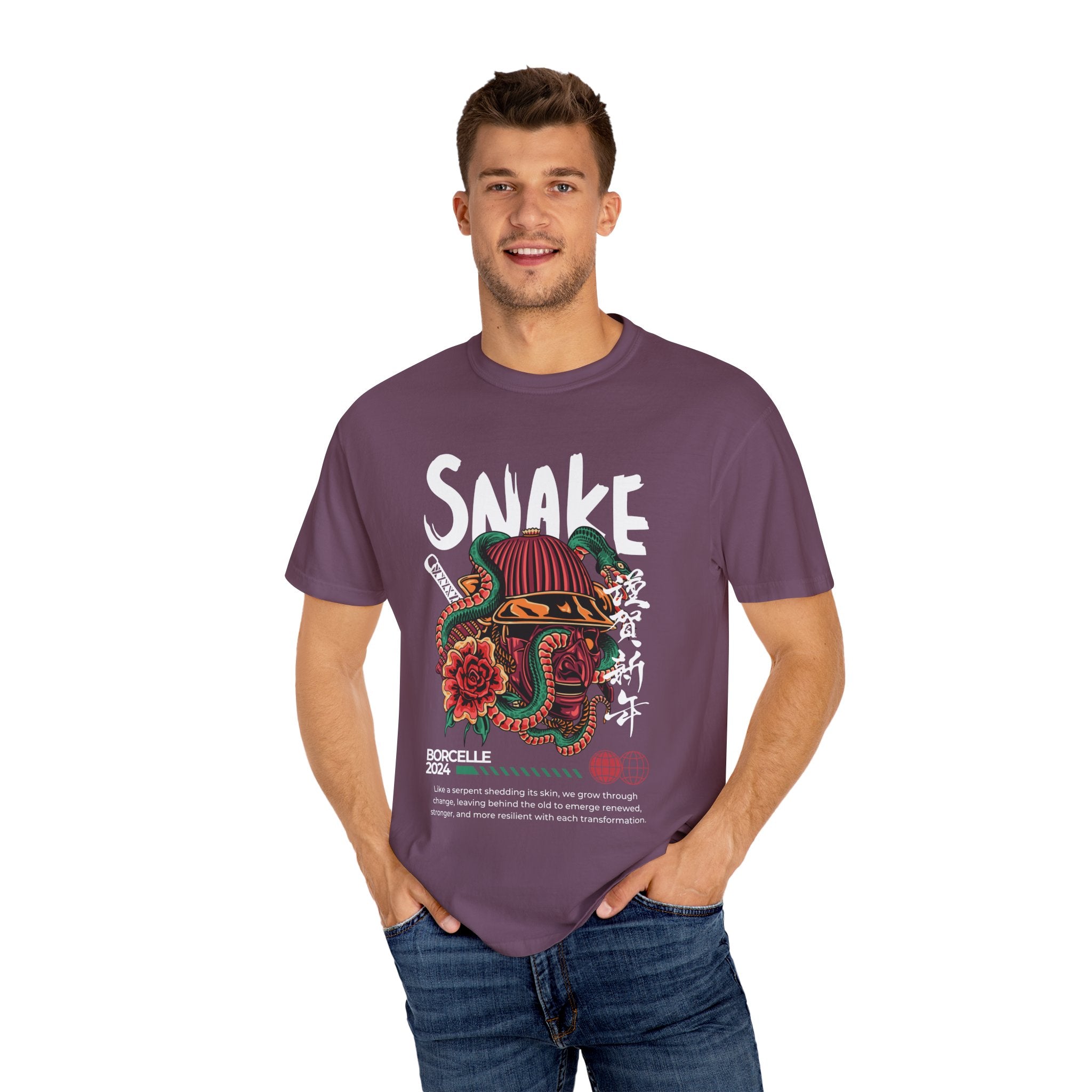 Snake, Graphic Design Unisex T-shirt, Casual Cotton Outwear, Gift for Him- Gift for Her, Stylish Tee, Cool Shirt, Trendy Apparel, Comfortable Top,