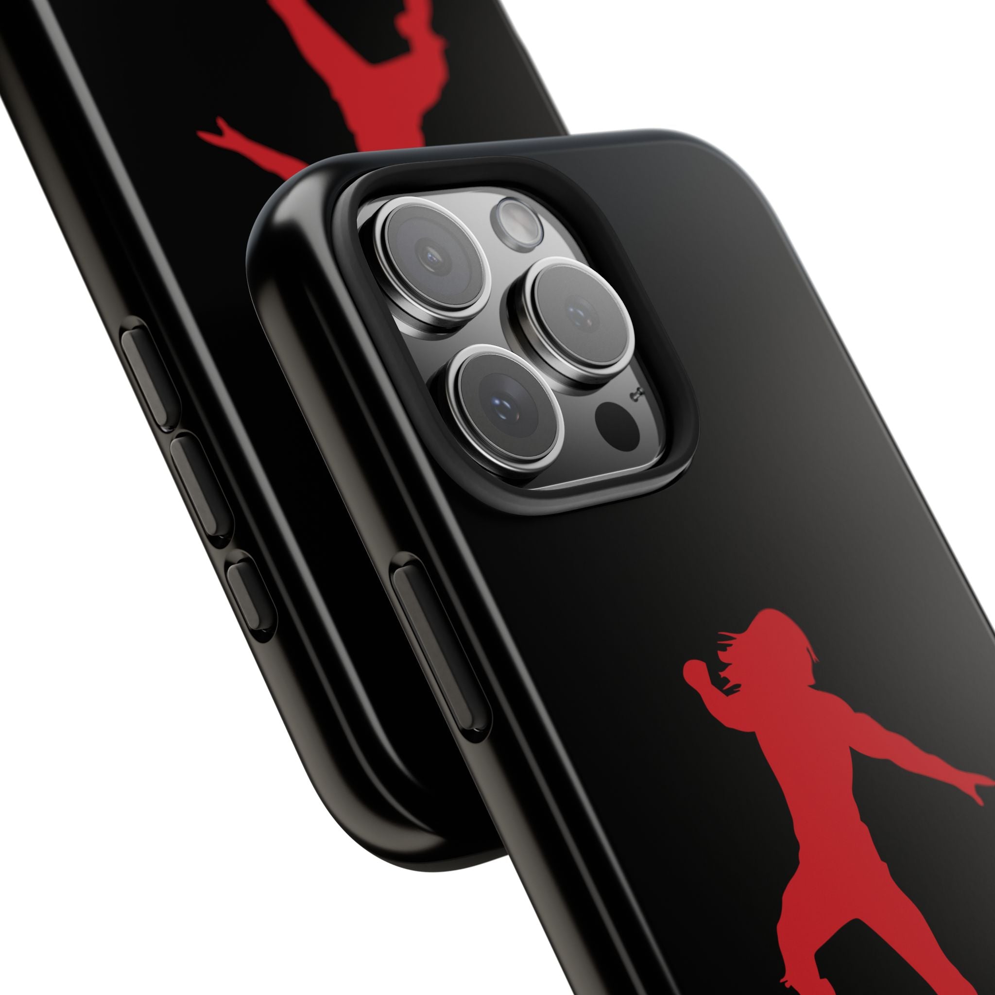 Roman Reigns Jump Red Graphic Design, iPhone and Samsung Case Cool Graphic Sports Fan Phone Case