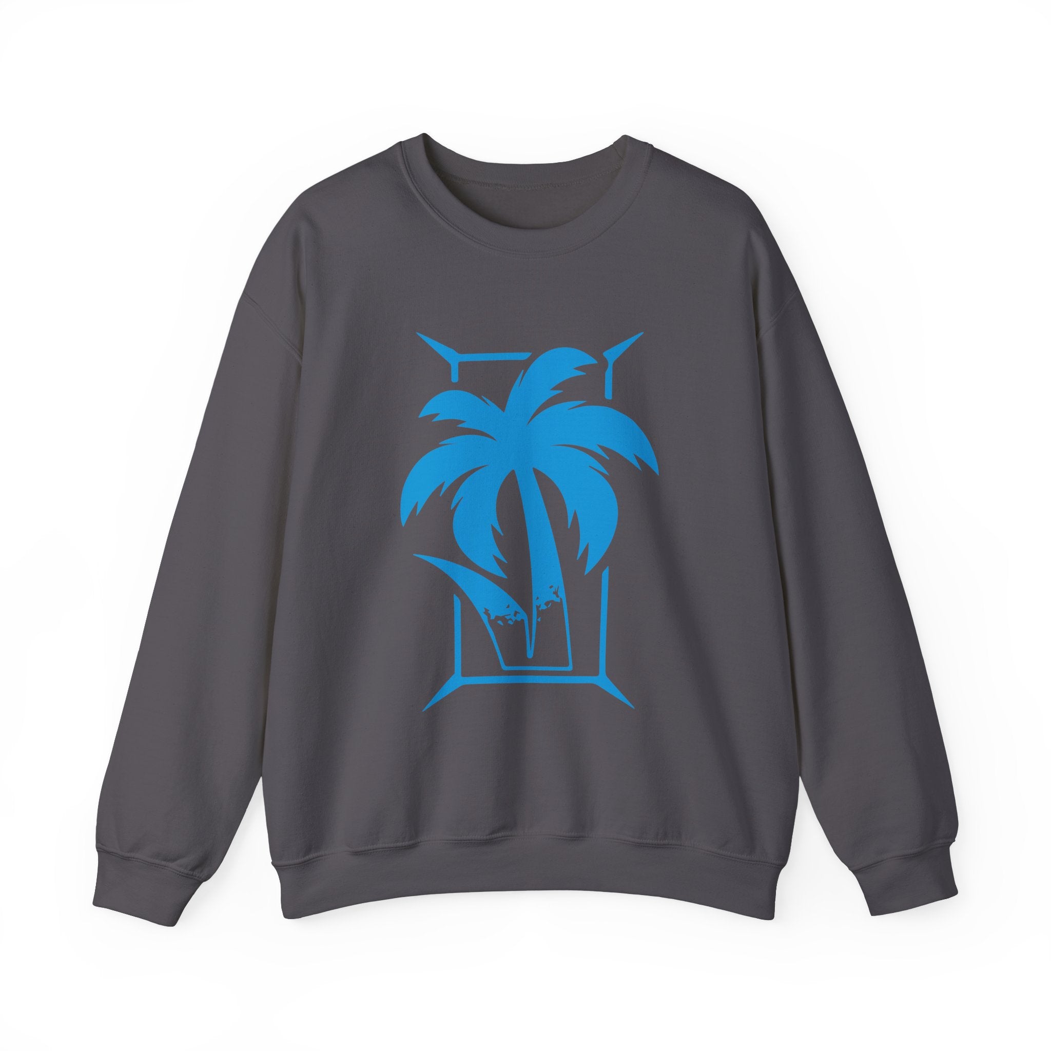 Palm Tree Design Jey Uso Sweatshirt, Wrestling Fan Unisex Sweatshirt - Gift for Him or Her, Casual Outwear, Heavy Blend Crewneck Sweatshirt