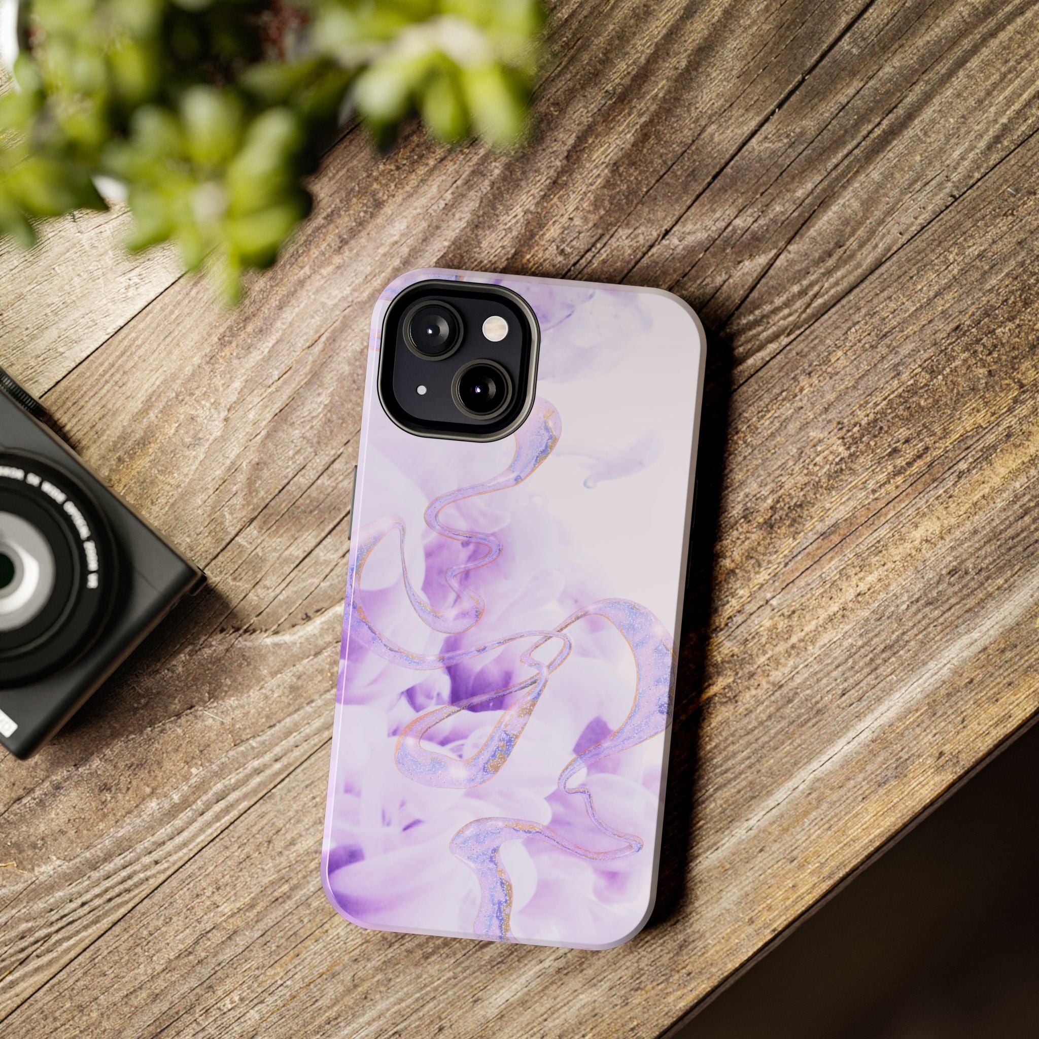 Abstract Purple Fluid Design, Elegant Phone Cases, Stylish Phone Covers, Chic Phone Protectors, Fashionable Case for Her, Trendy Smartphone Accessories