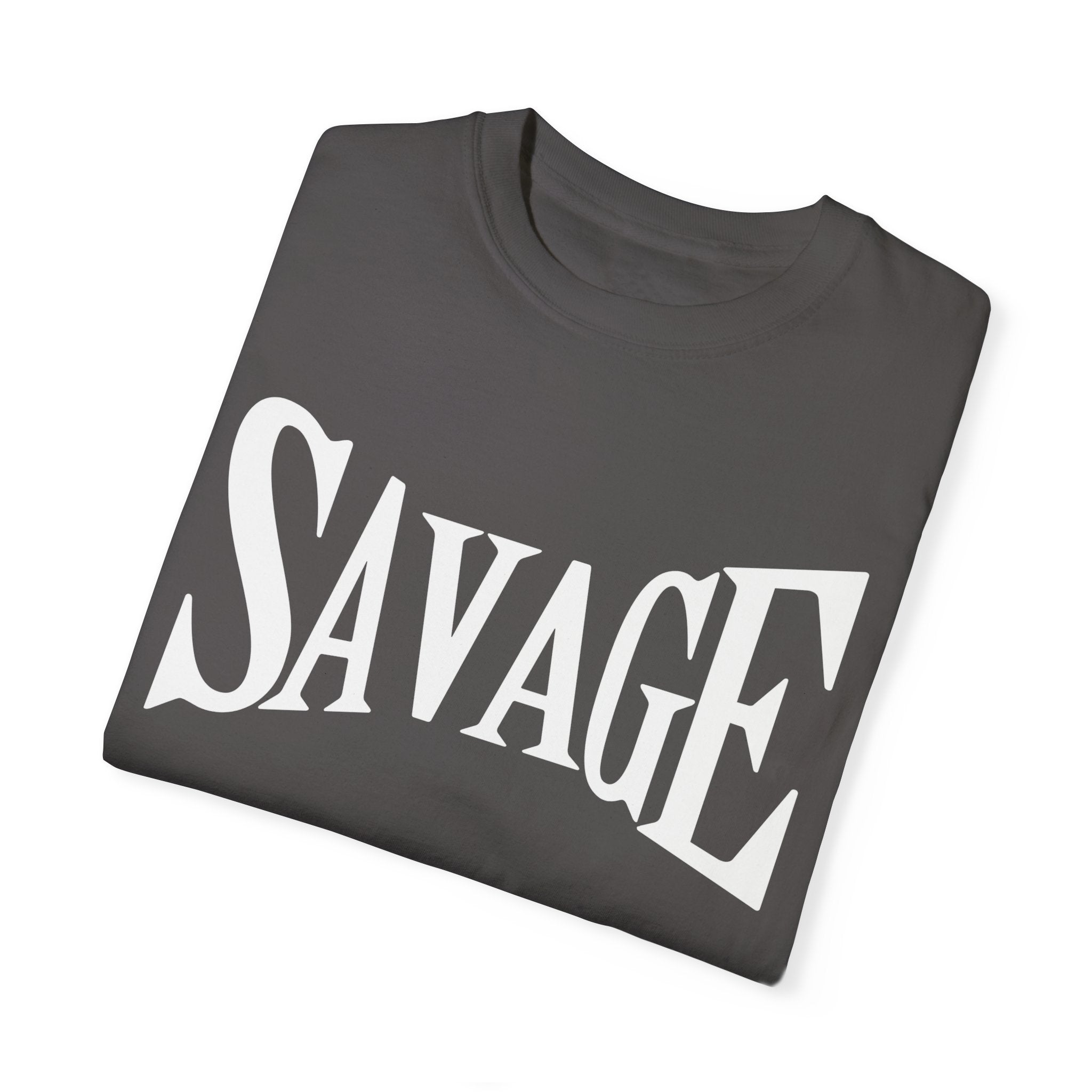 Savage, Graphic Design Unisex T-shirt, Casual Cotton Outwear, Gift for Him- Gift for Her, Stylish Tee, Cool Shirt, Trendy Apparel, Comfortable Top,