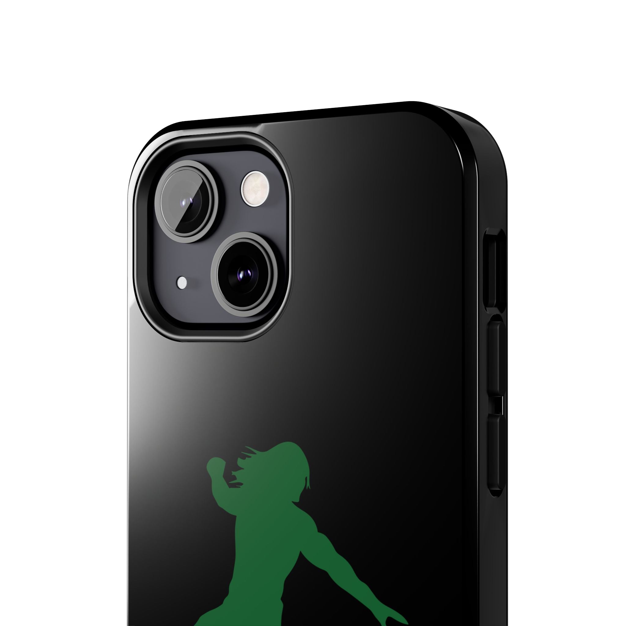 Roman Reigns Jump Green Graphic Design, iPhone and Samsung Case Cool Graphic Sports Fan Phone Case