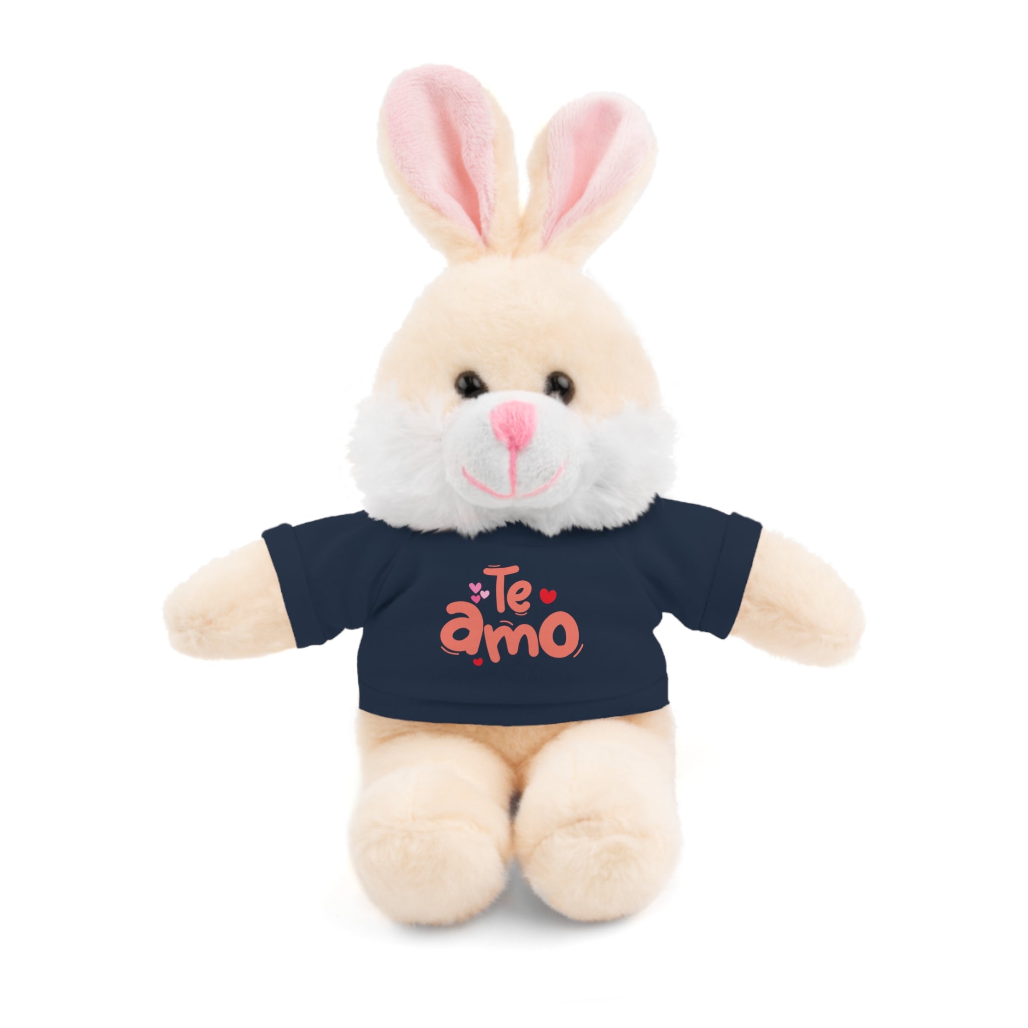 Cute Teddy Bear Plushy, Te Amo, Stuffed Animals Shirt Printed, Suitable for Soft Valentine's Day Gift