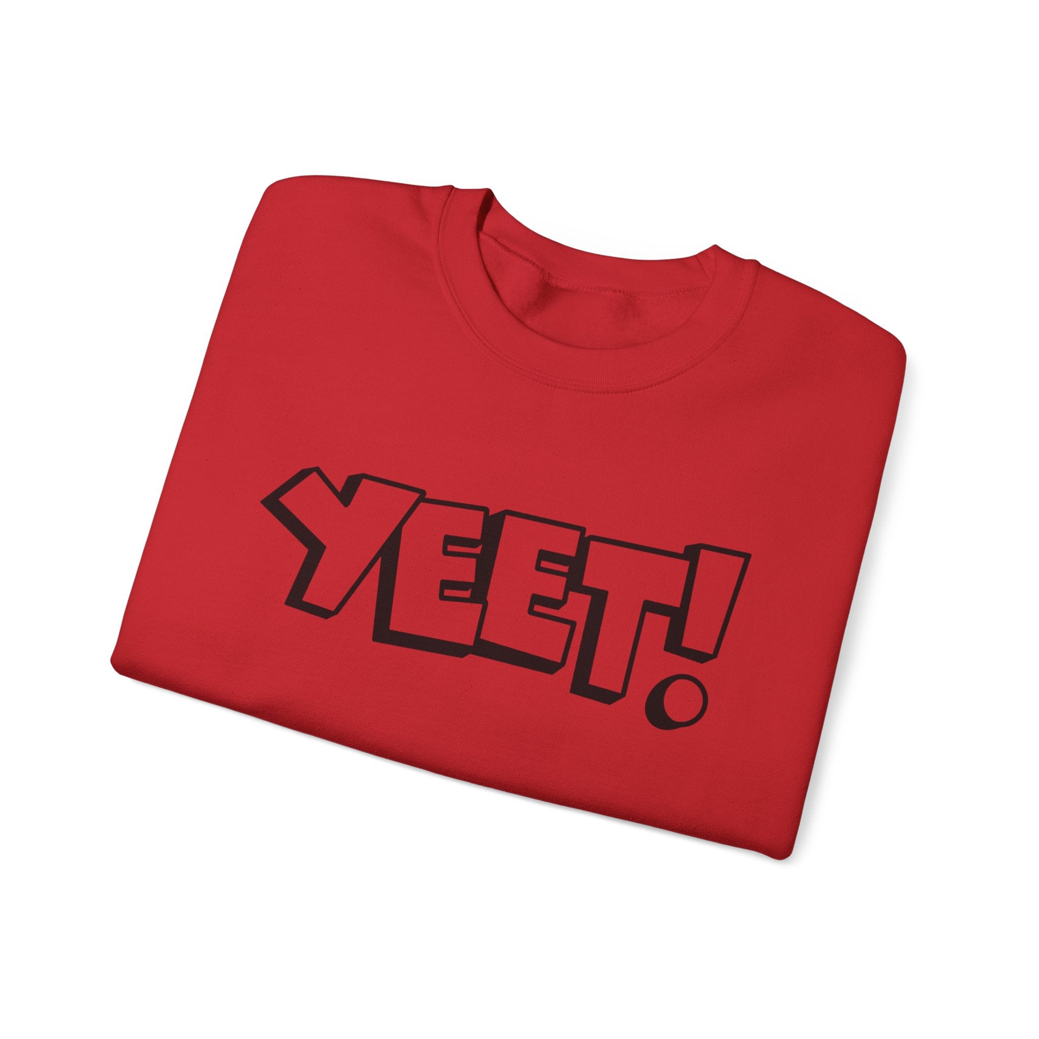 Yeet! Shirt Design, Wrestling Fan Unisex Sweatshirt - Gift for Him or Her, Casual Outwear, Graphic Design, Heavy Blend Crewneck Sweatshirt