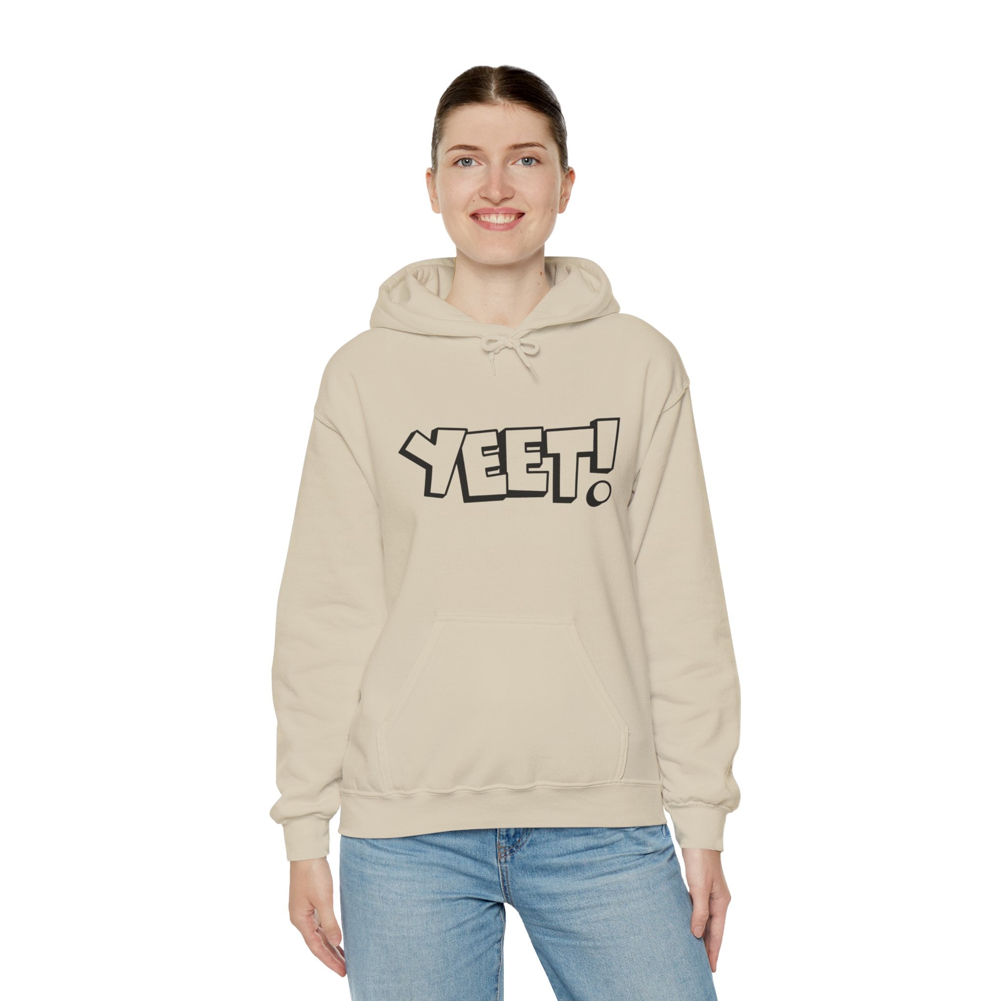 Yeet Graphic Hoodies, Gift for Her - Gift for Him, Sports Fan Wrestling Unisex Hooded Sweatshirt, Casual Outwear