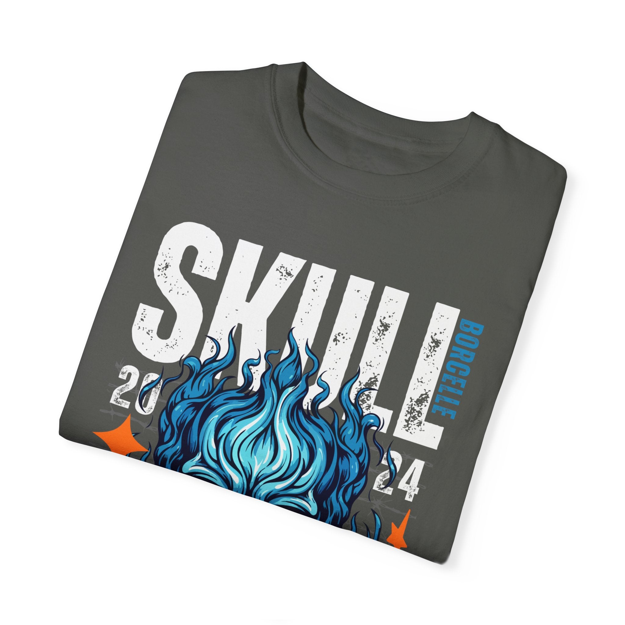 Skull Fire, Graphic Design Unisex T-shirt, Casual Cotton Outwear, Gift for Him- Gift for Her, Stylish Tee, Cool Shirt, Trendy Apparel, Comfortable Top,