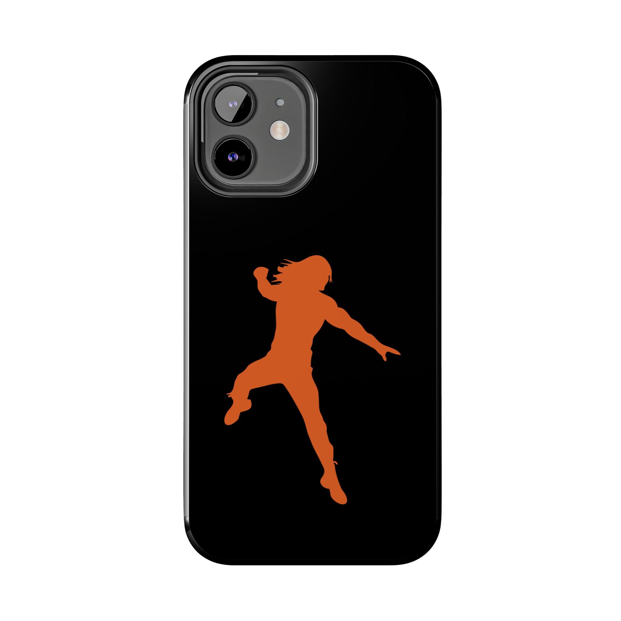 Roman Reigns Jump Orange Graphic Design, iPhone and Samsung Case Cool Graphic Sports Fan Phone Case