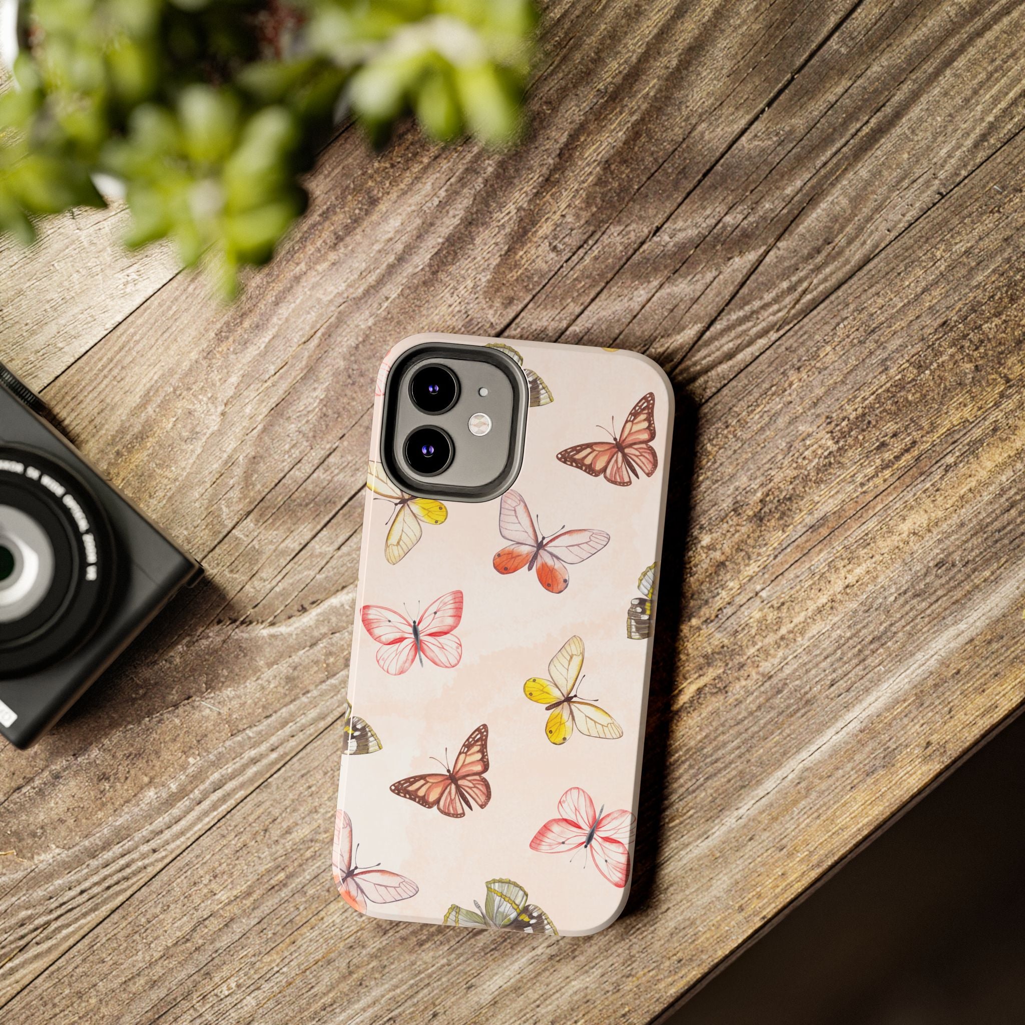 Pink Butterflies, Elegant Phone Cases, Stylish Phone Covers, Chic Phone Protectors, Fashionable Case for Her, Trendy Smartphone Accessories