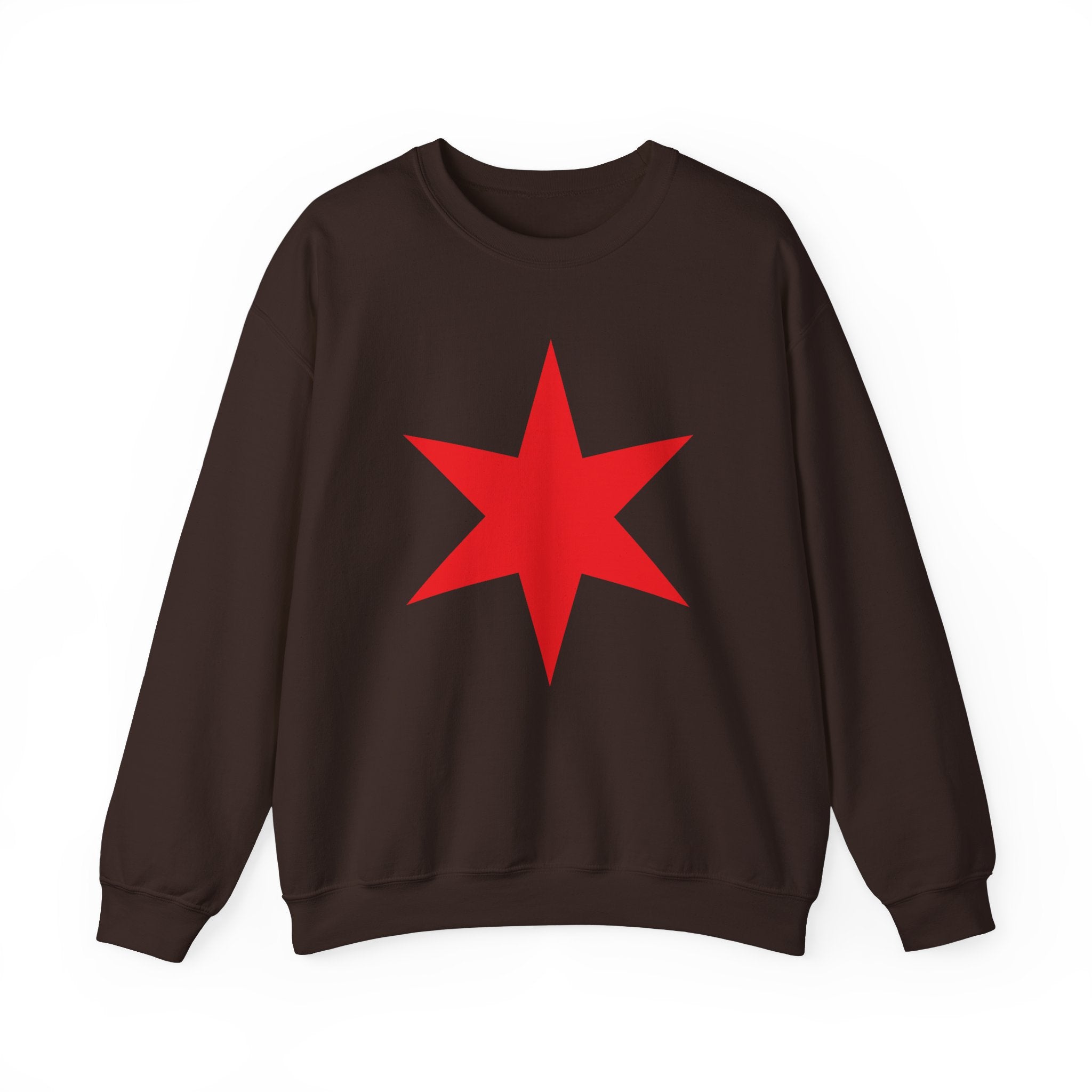 Chicago Star Sweatshirt, Wrestling Fan Unisex Sweatshirt - Gift for Him or Her, Casual Outwear, Heavy Blend Crewneck Sweatshirt