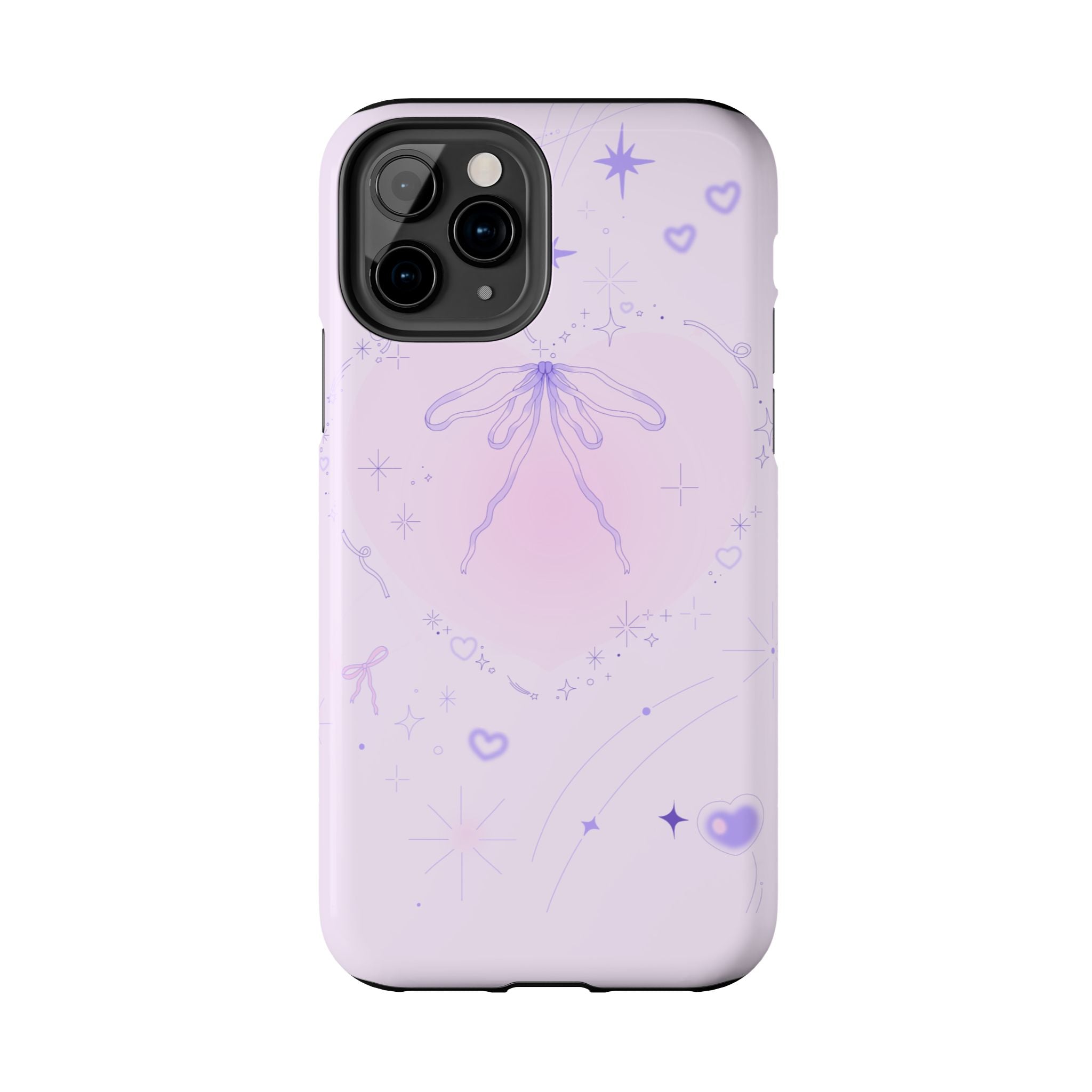 Pink Purple Delicate Fine Line Design, Elegant Phone Cases, Stylish Phone Covers, Chic Phone Protectors, Fashionable Case for Her, Trendy Smartphone Accessories