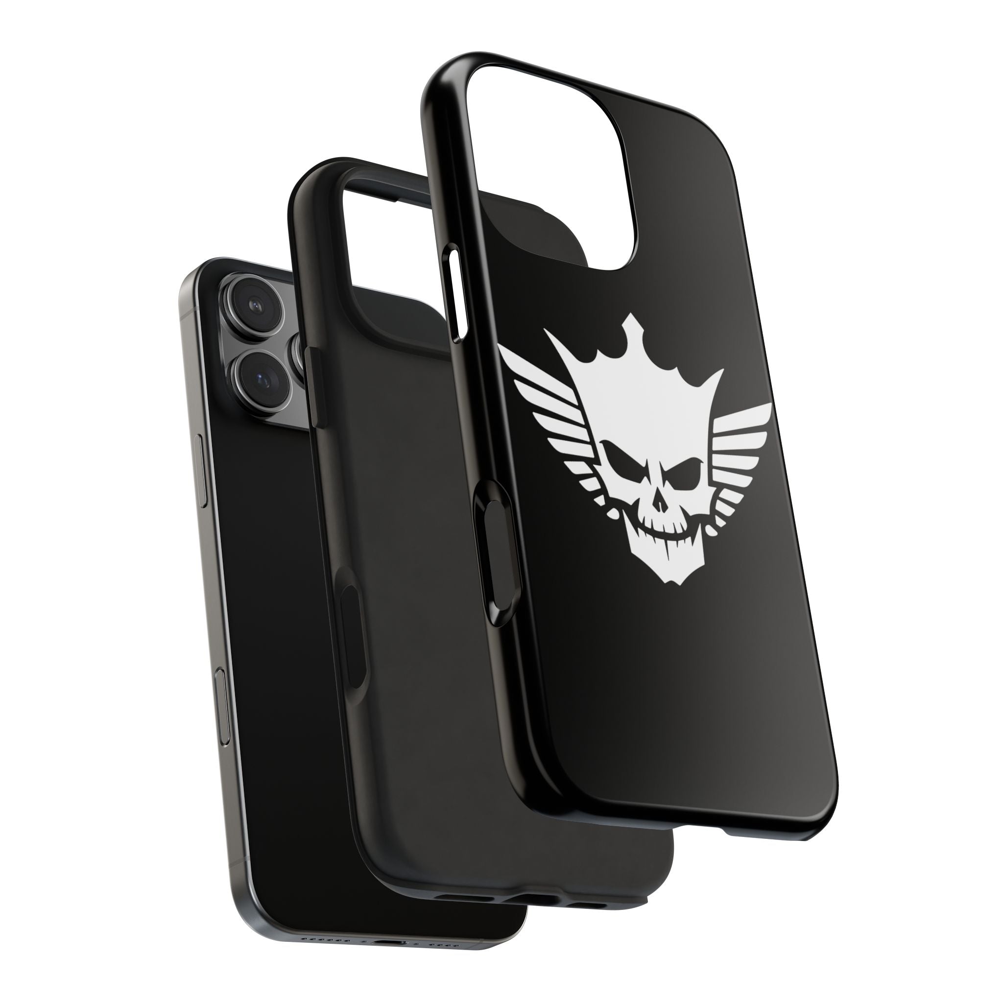 Cody Rhodes White Skull Design, iPhone and Samsung Case Cool Graphic Sports Fan Phone Case