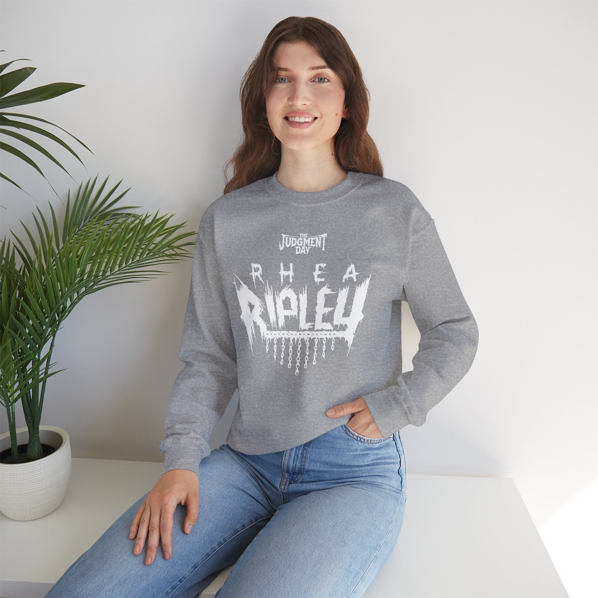 Judgement Day, Rhea Ripley Fans Sweatshirt, Wrestling Fan Unisex Sweatshirt - Gift for Him or Her, Casual Outwear, Heavy Blend Crewneck Sweatshirt