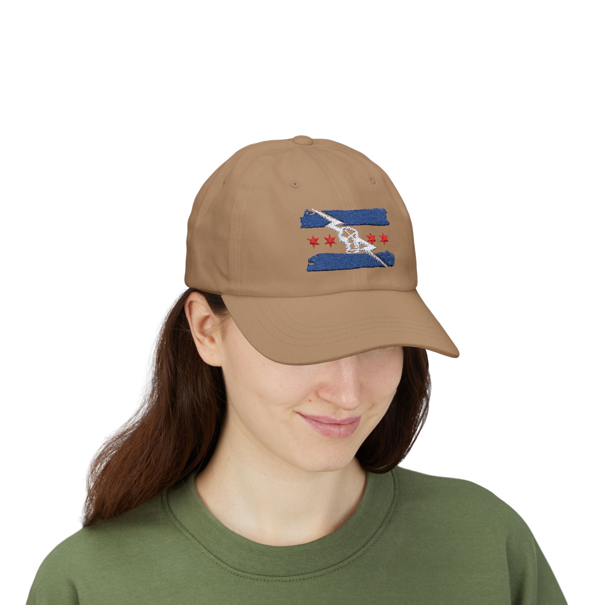 CM Punk Flag Tri-color Blue-Red-White Sports Fan, Wrestling Dad Cap for Her and Him - Unisex Classic