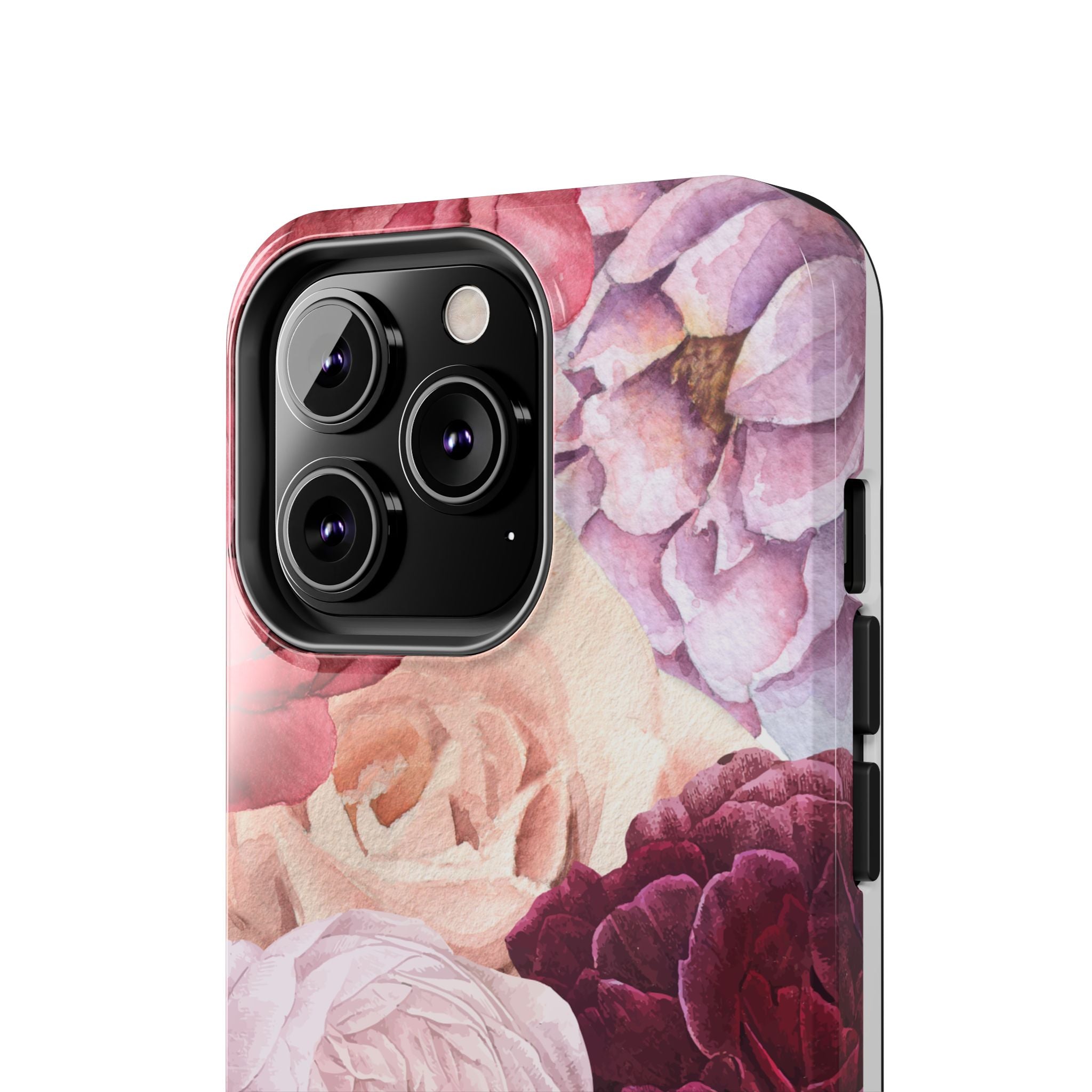 Pink Purple Watercolor Flower, Elegant Phone Cases, Stylish Phone Covers, Chic Phone Protectors, Fashionable Case for Her, Trendy Smartphone Accessories