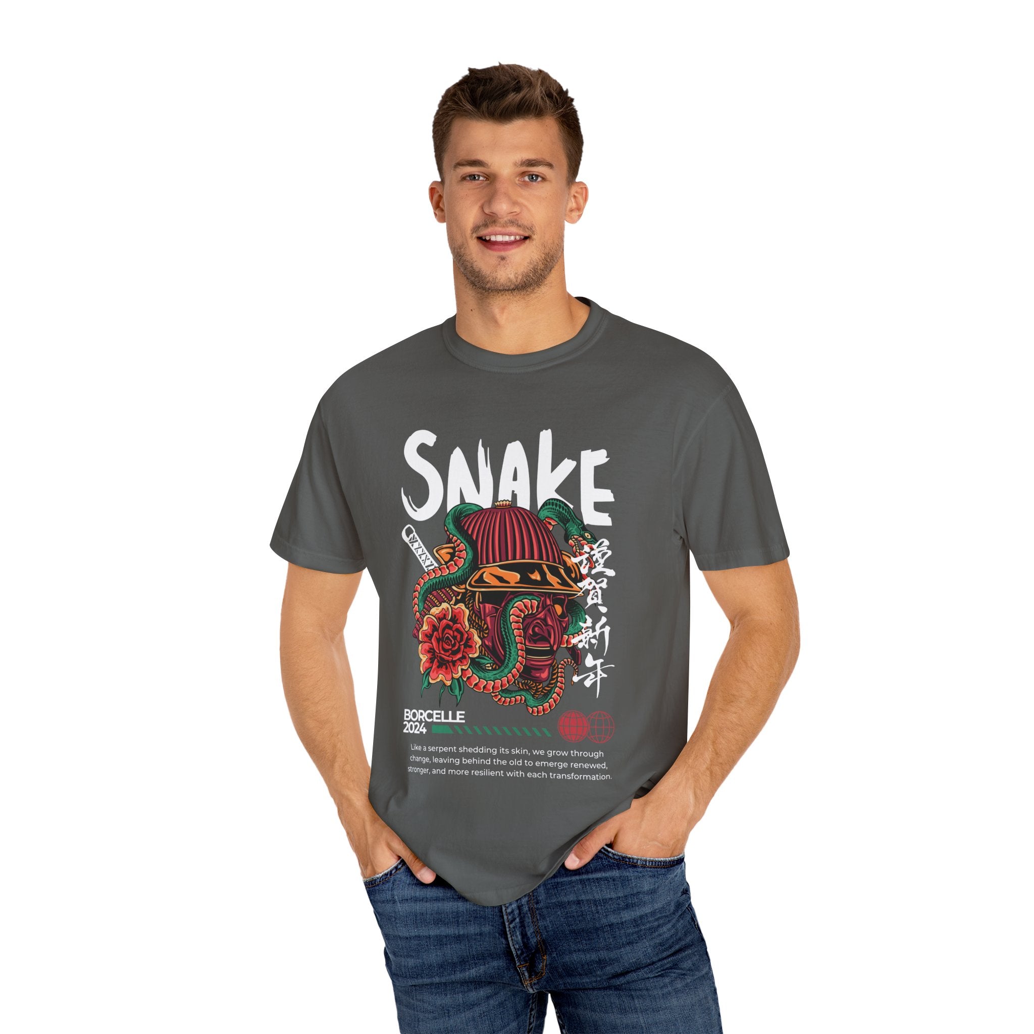 Snake, Graphic Design Unisex T-shirt, Casual Cotton Outwear, Gift for Him- Gift for Her, Stylish Tee, Cool Shirt, Trendy Apparel, Comfortable Top,