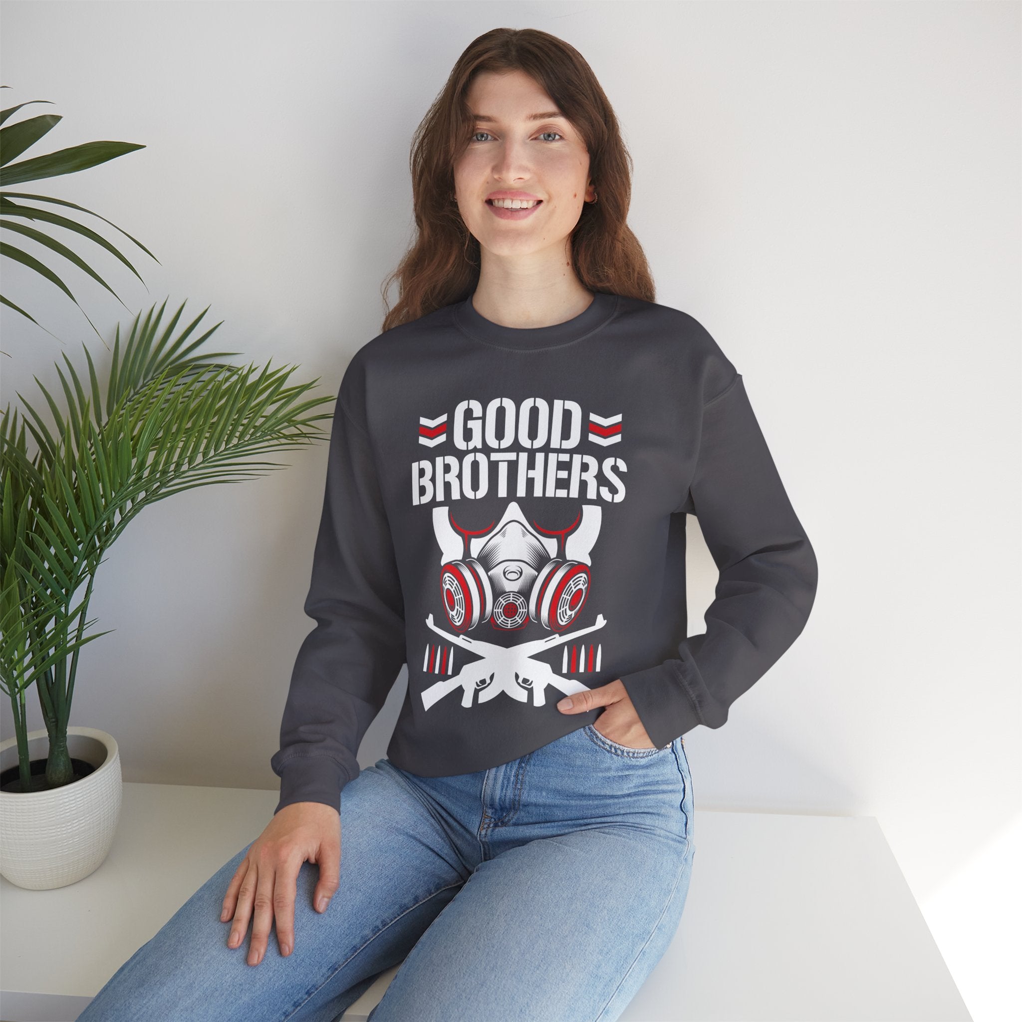 Good Brothers Sweatshirt  Design, Sports Sweatshirt, Wrestling  Fan Unisex Sweatshirt - Gift for Him or Her, Casual Outwear, Heavy Blend Crewneck Sweatshirt