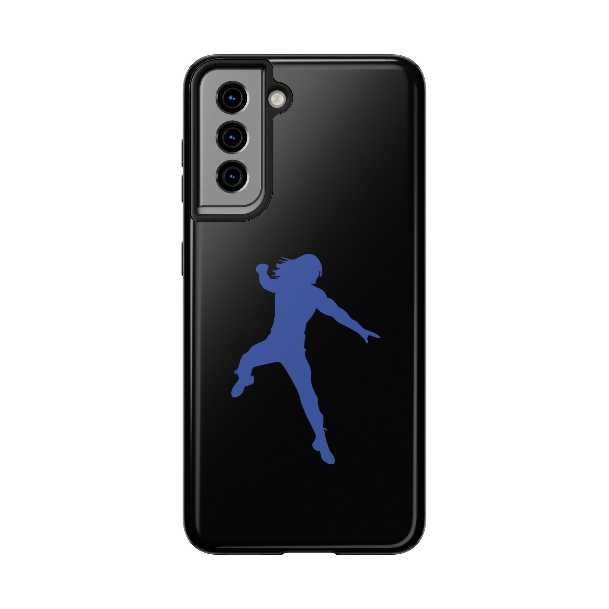 Roman Reigns Jump Blue Graphic Design, iPhone and Samsung Case Cool Graphic Sports Fan Phone Case