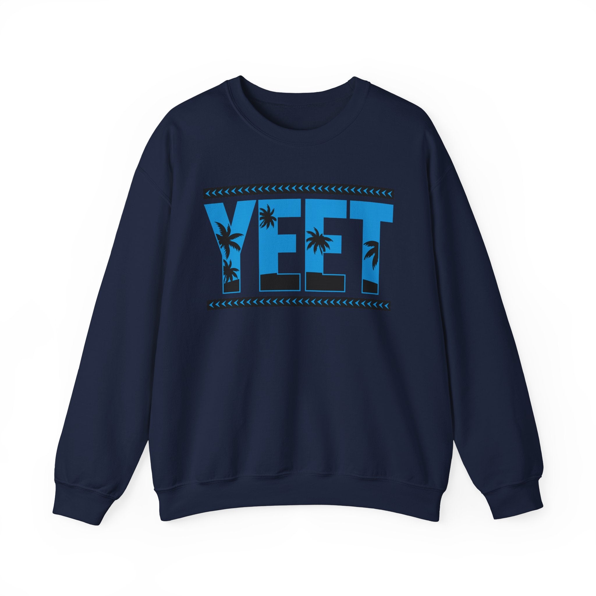 Blue Black Yeet Sweatshirt, Wrestling Fan Unisex Sweatshirt - Gift for Him or Her, Casual Outwear, Heavy Blend Crewneck Sweatshirt