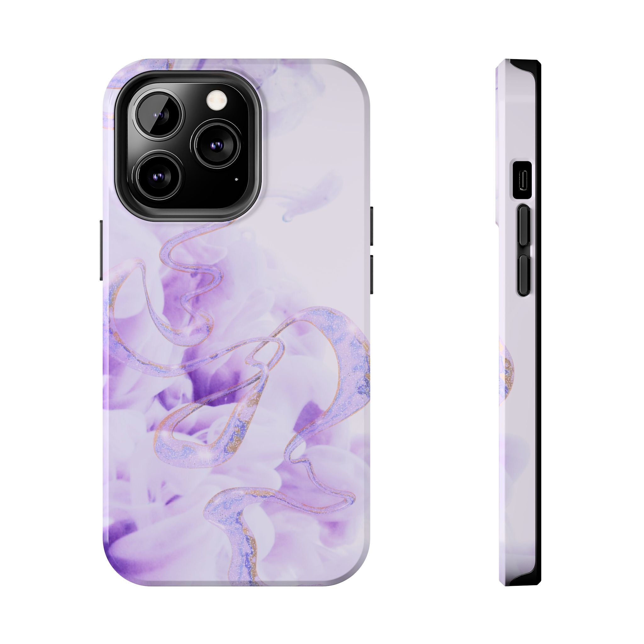 Abstract Purple Fluid Design, Elegant Phone Cases, Stylish Phone Covers, Chic Phone Protectors, Fashionable Case for Her, Trendy Smartphone Accessories