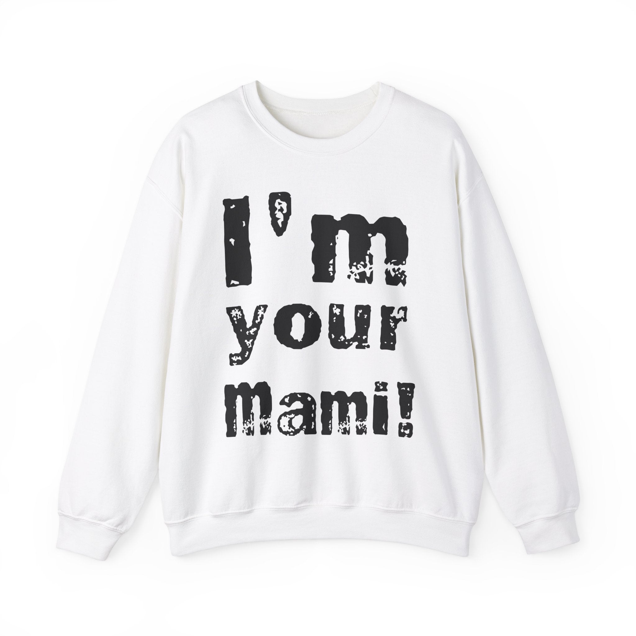 Black I'm Your Mami, Rhea Ripley Fans Sweatshirt, Best of Rhea Design, Wrestling Fan Unisex Sweatshirt - Gift for Him or Her, Casual Outwear, Heavy Blend Crewneck Sweatshirt