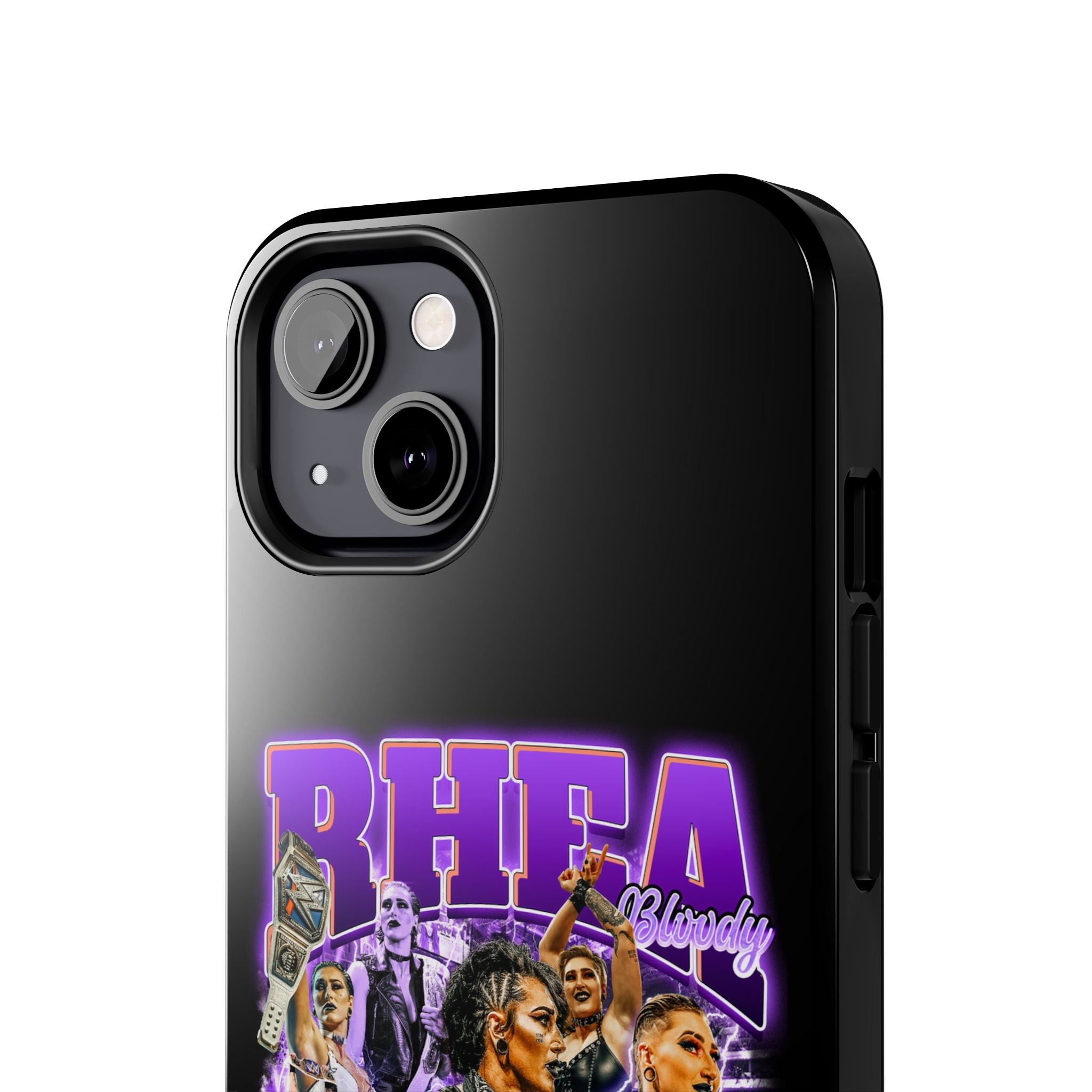 Rhea Ripley Graphic Portrait Design, iPhone and Samsung Case Cool Graphic Sports Fan Phone Case