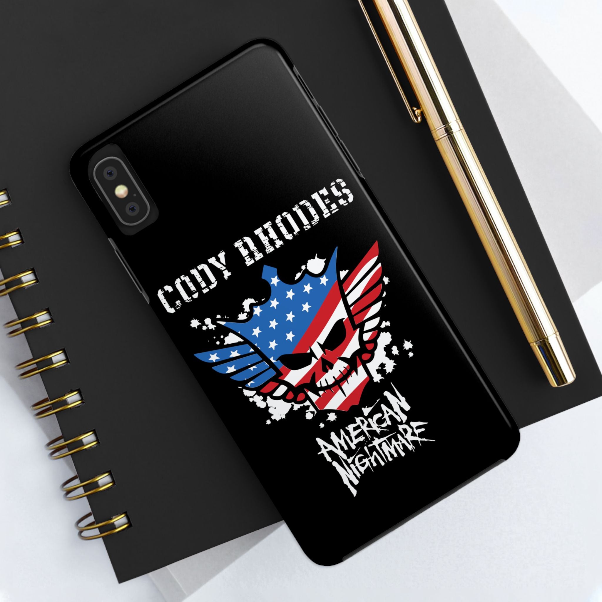 Cody Rhodes, American Nightmare, iPhone and Samsung Case Cool Graphic Sports Fan Phone Case