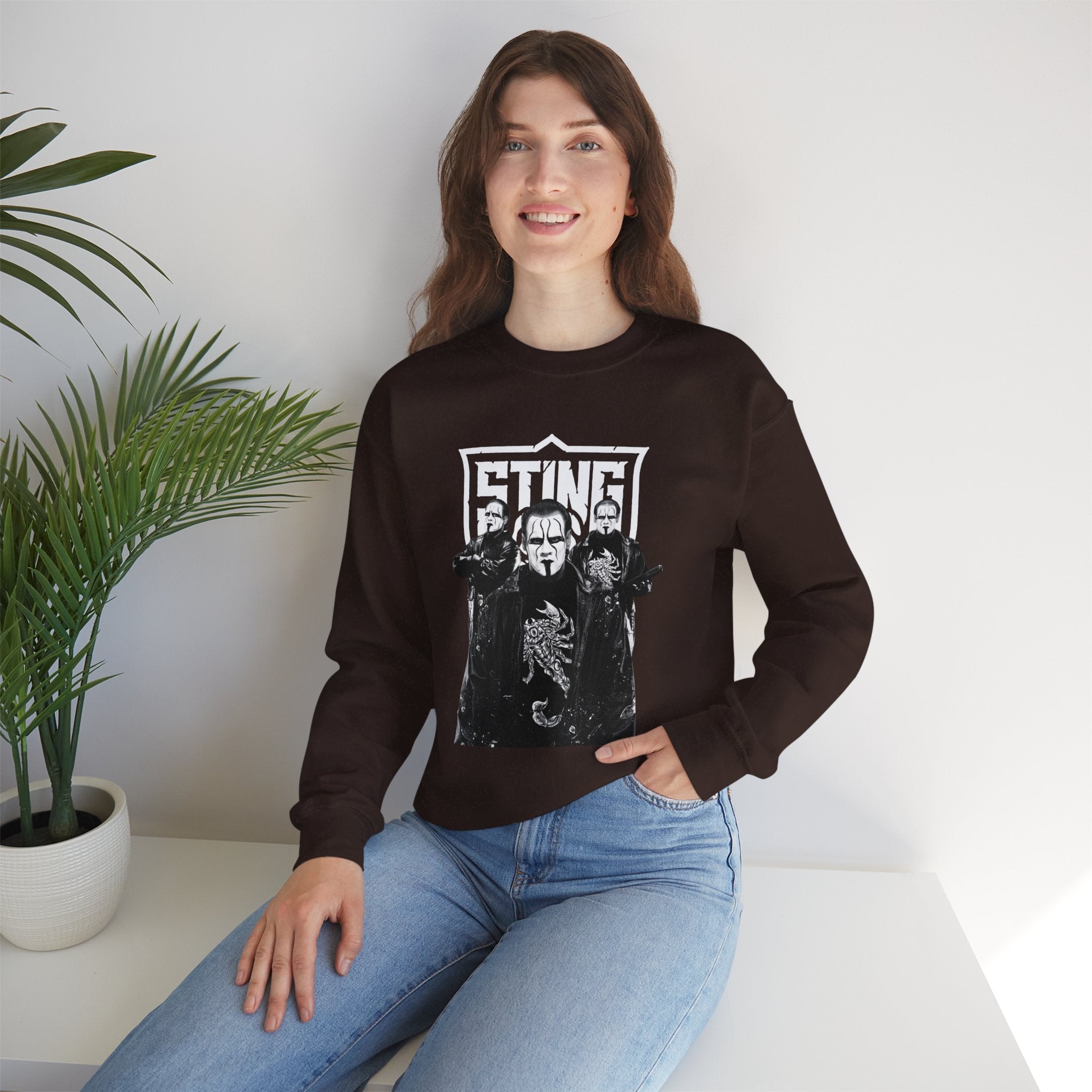 Sting Sweatshirt  Design, Sports Sweatshirt, Wrestling Fan Unisex Sweatshirt - Gift for Him or Her, Casual Outwear, Heavy Blend Crewneck Sweatshirt