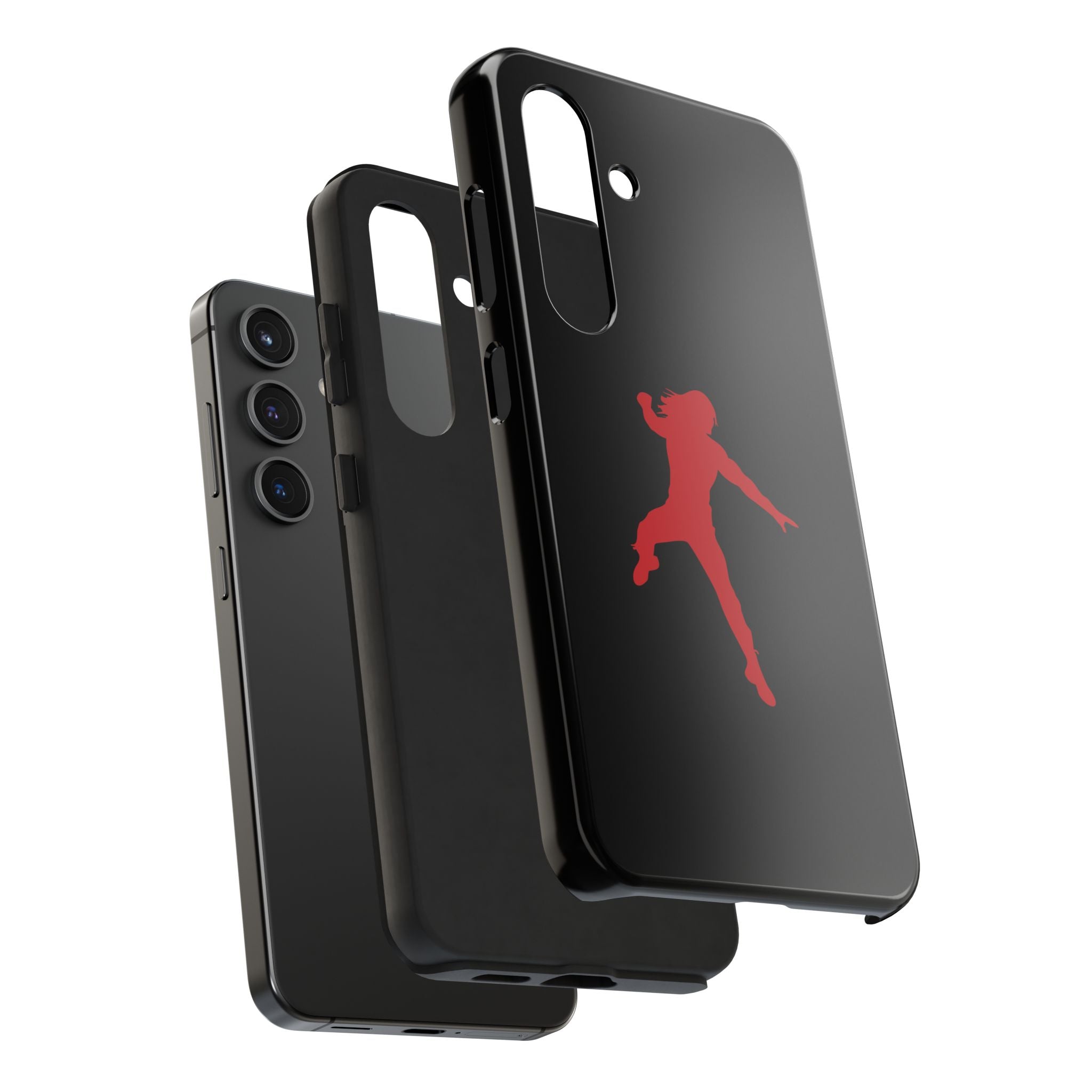 Roman Reigns Jump Red Graphic Design, iPhone and Samsung Case Cool Graphic Sports Fan Phone Case