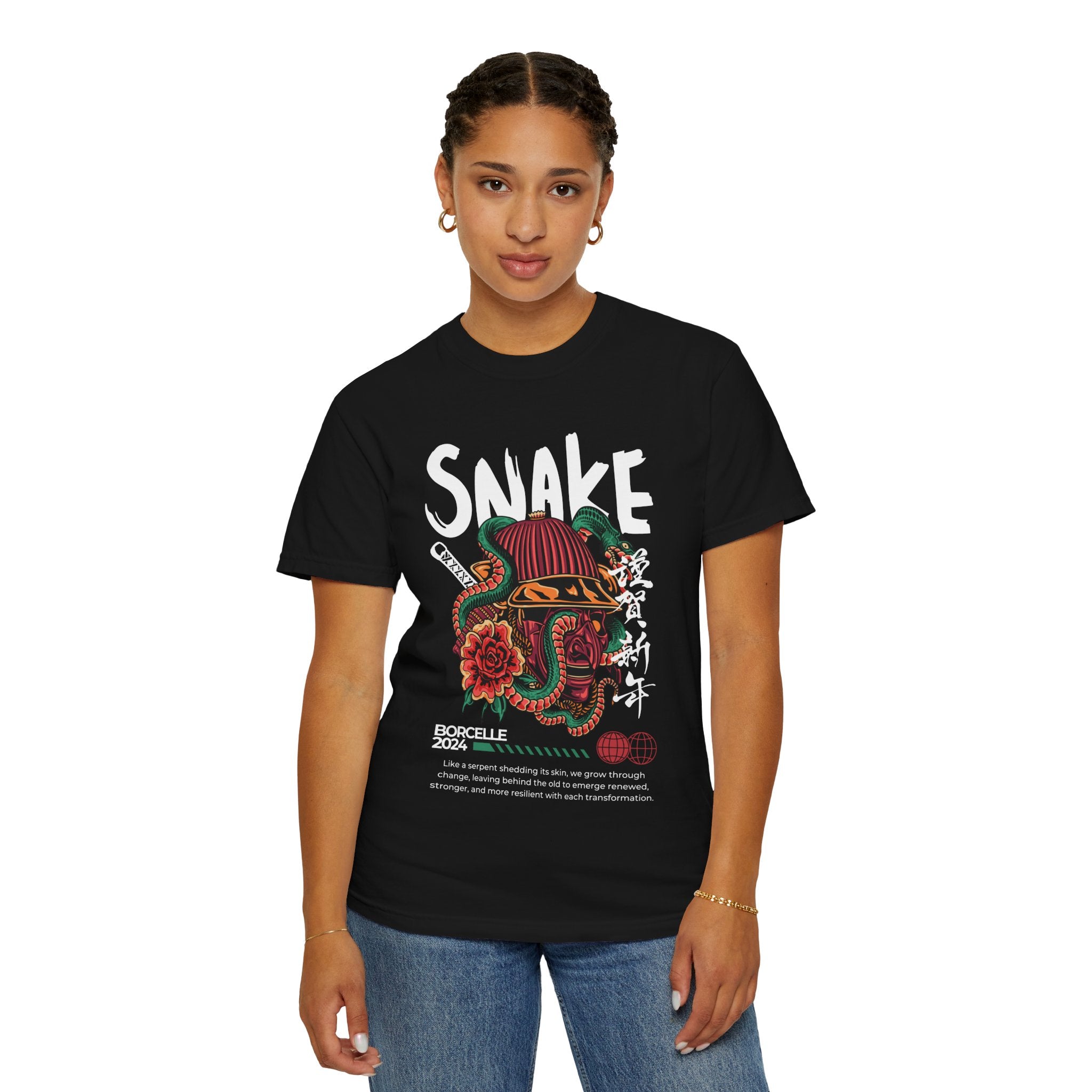 Snake, Graphic Design Unisex T-shirt, Casual Cotton Outwear, Gift for Him- Gift for Her, Stylish Tee, Cool Shirt, Trendy Apparel, Comfortable Top,