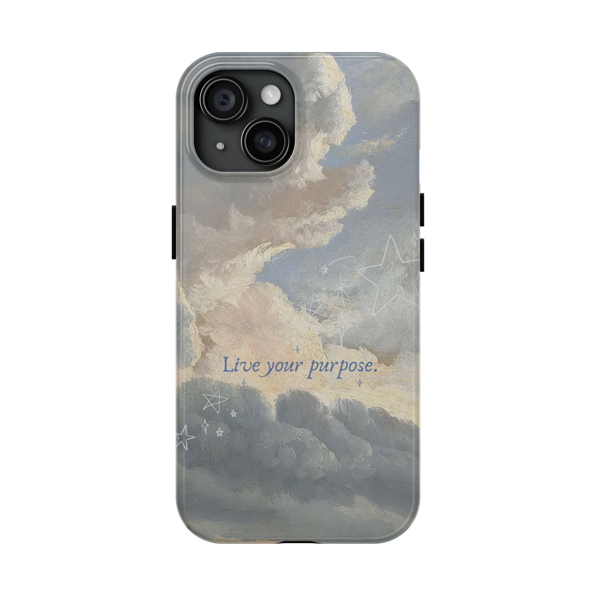 Live Your Purpose, Elegant Phone Cases, Stylish Phone Covers, Chic Phone Protectors, Fashionable Case for Her, Trendy Smartphone Accessories