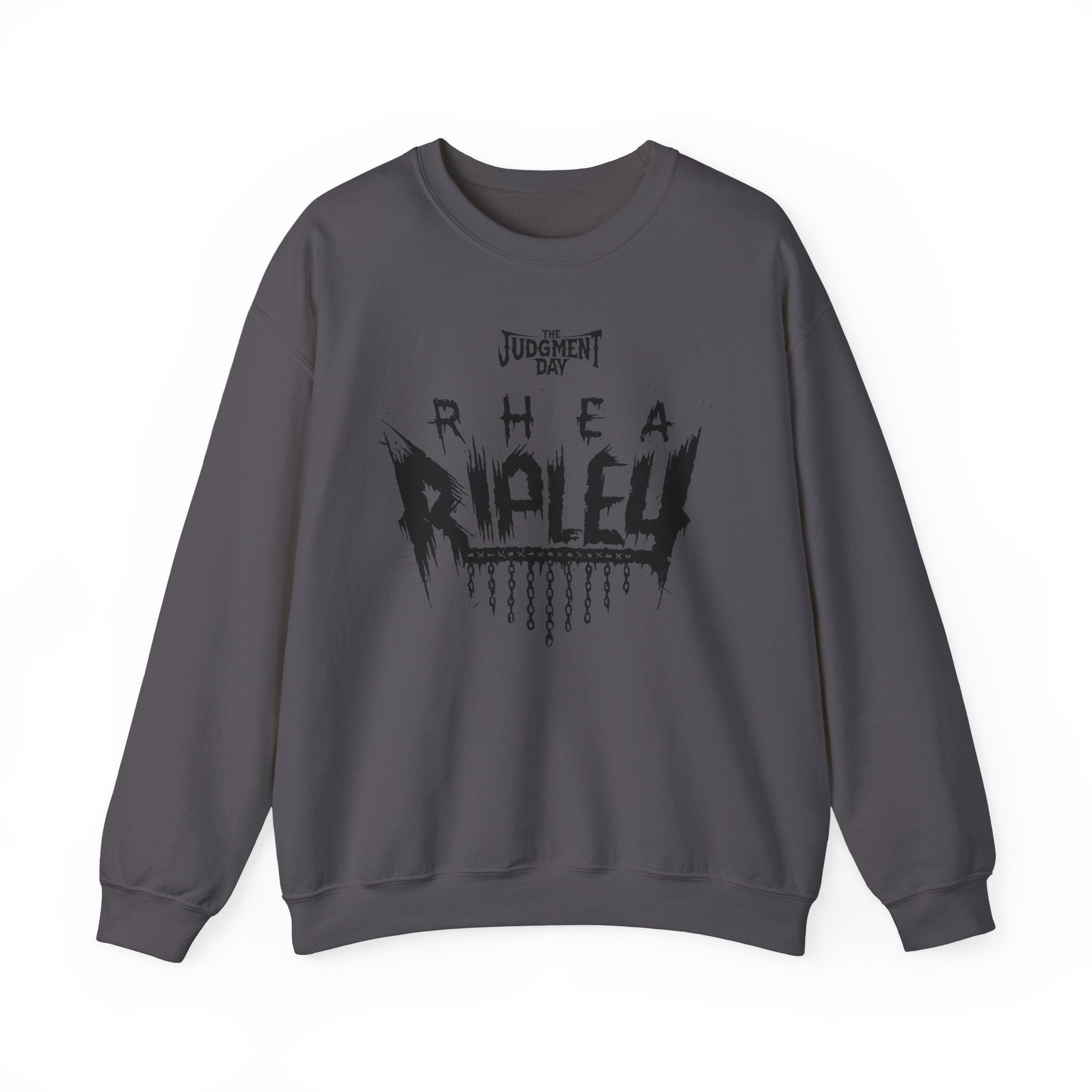 Black Design Judgement Day, Rhea Ripley Fans Sweatshirt, Wrestling Fan Unisex Sweatshirt - Gift for Him or Her, Casual Outwear, Heavy Blend Crewneck Sweatshirt