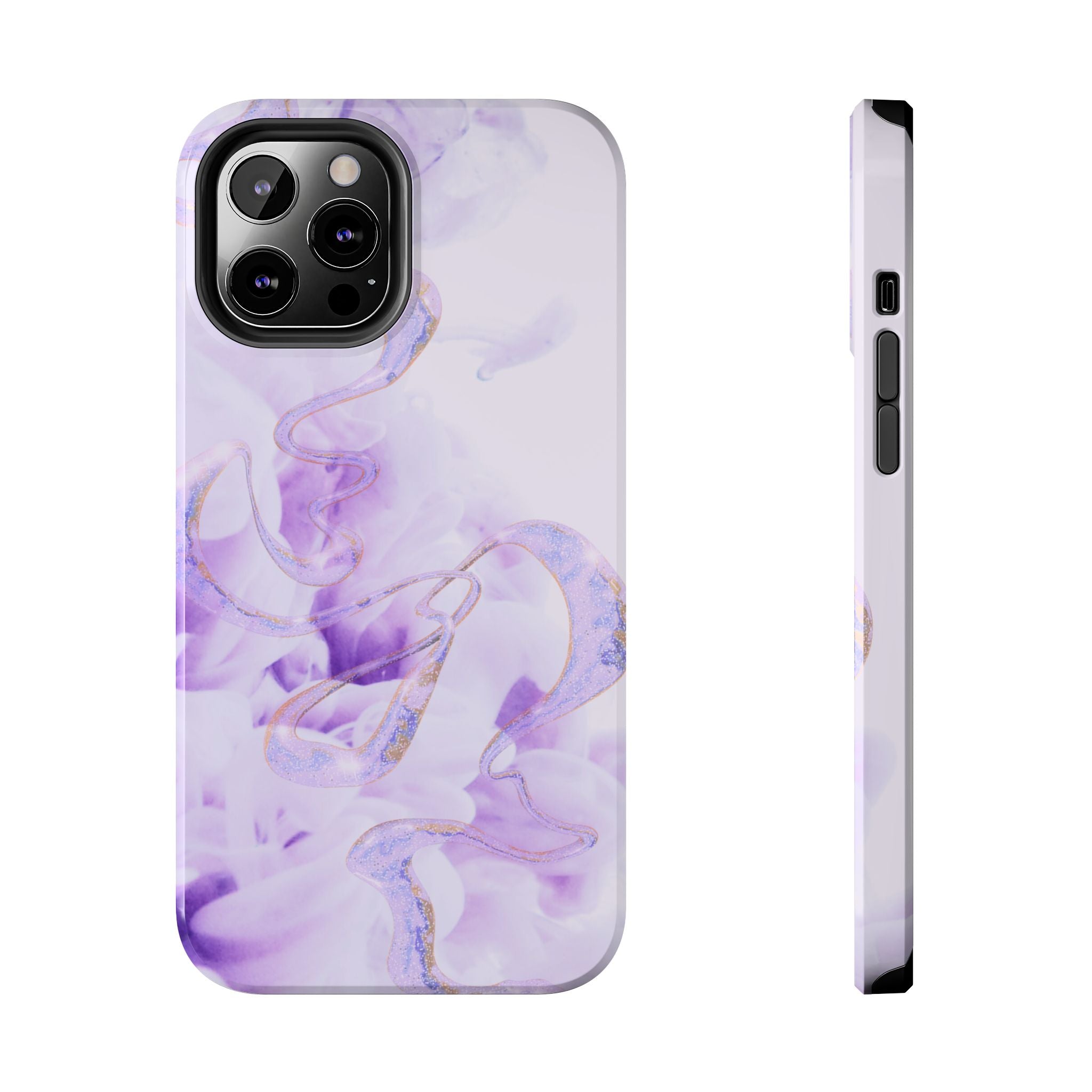 Abstract Purple Fluid Design, Elegant Phone Cases, Stylish Phone Covers, Chic Phone Protectors, Fashionable Case for Her, Trendy Smartphone Accessories