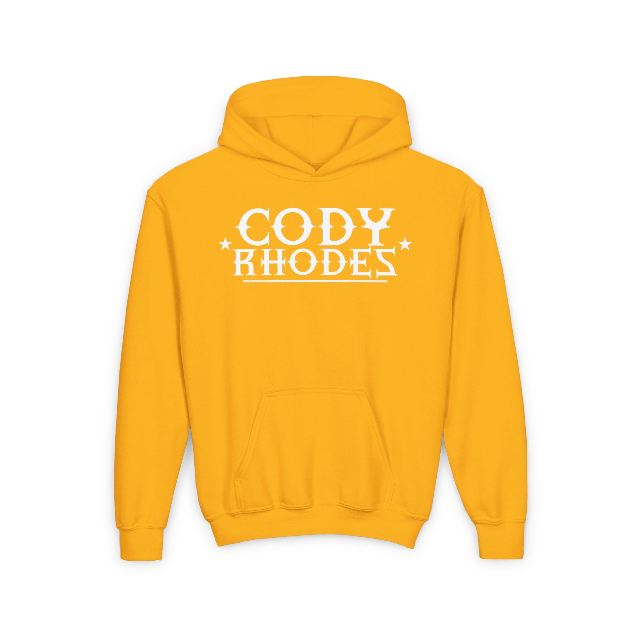 Cody Rhodes Graphic White Text Design, Sports Fan Kids Hoodies - Youth Heavy Blend Hooded Sweatshirt, Unisex Wrestling Fan Hoodies, Gift for Her-Him, Casual Outwear