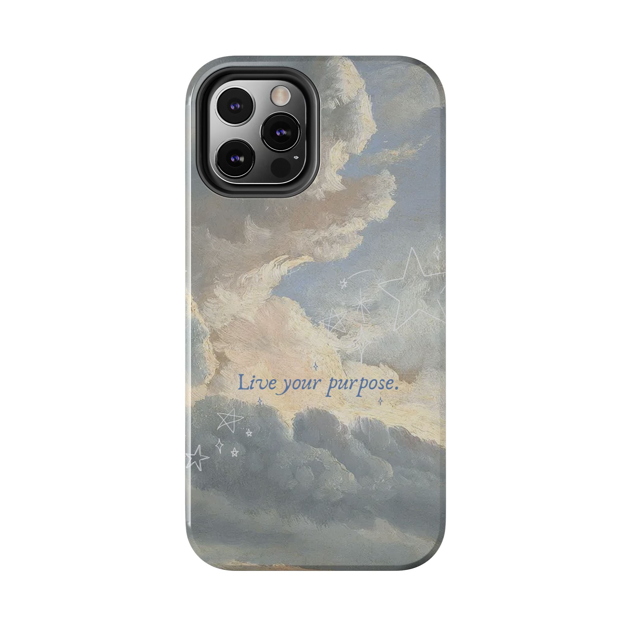 Live Your Purpose, Elegant Phone Cases, Stylish Phone Covers, Chic Phone Protectors, Fashionable Case for Her, Trendy Smartphone Accessories