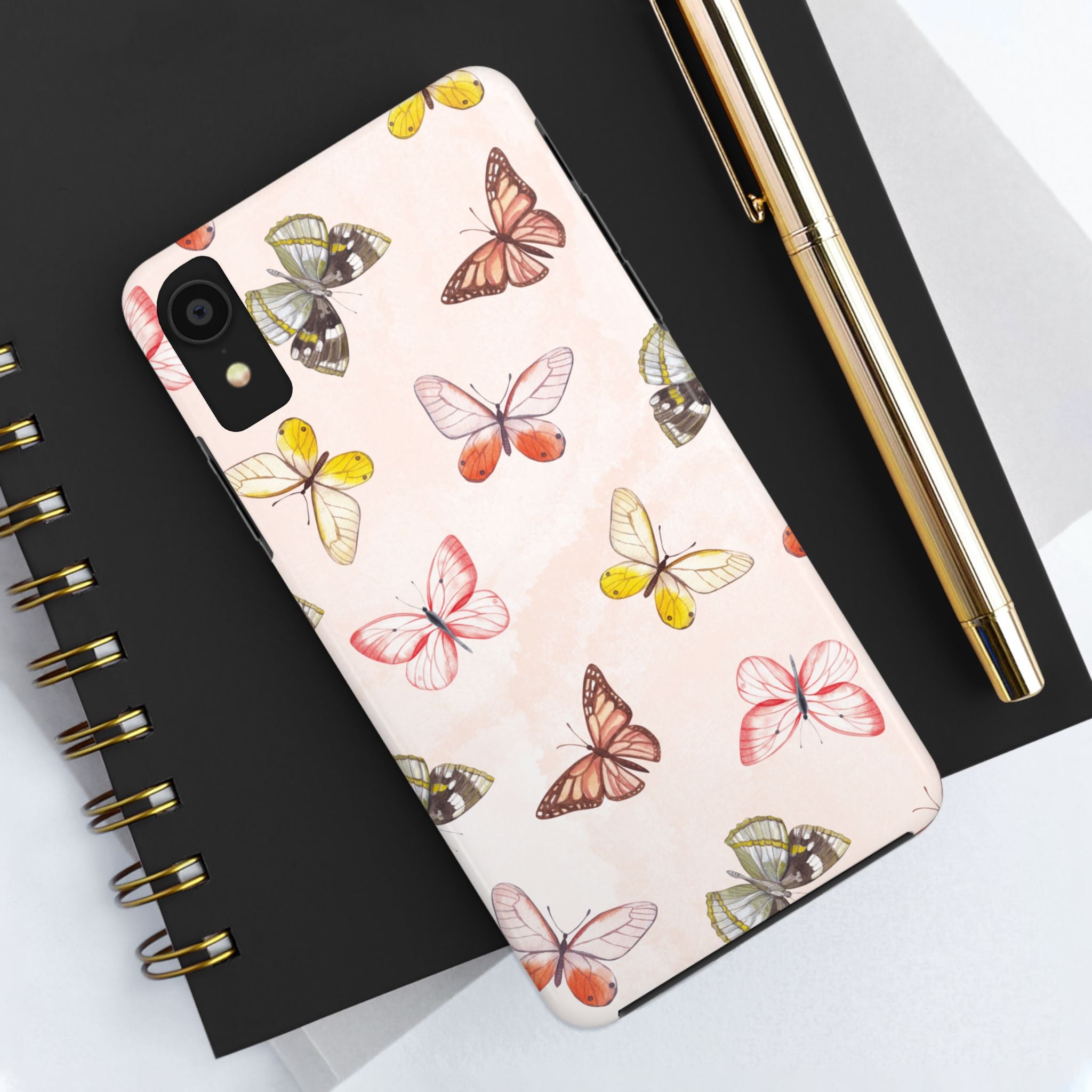 Pink Butterflies, Elegant Phone Cases, Stylish Phone Covers, Chic Phone Protectors, Fashionable Case for Her, Trendy Smartphone Accessories