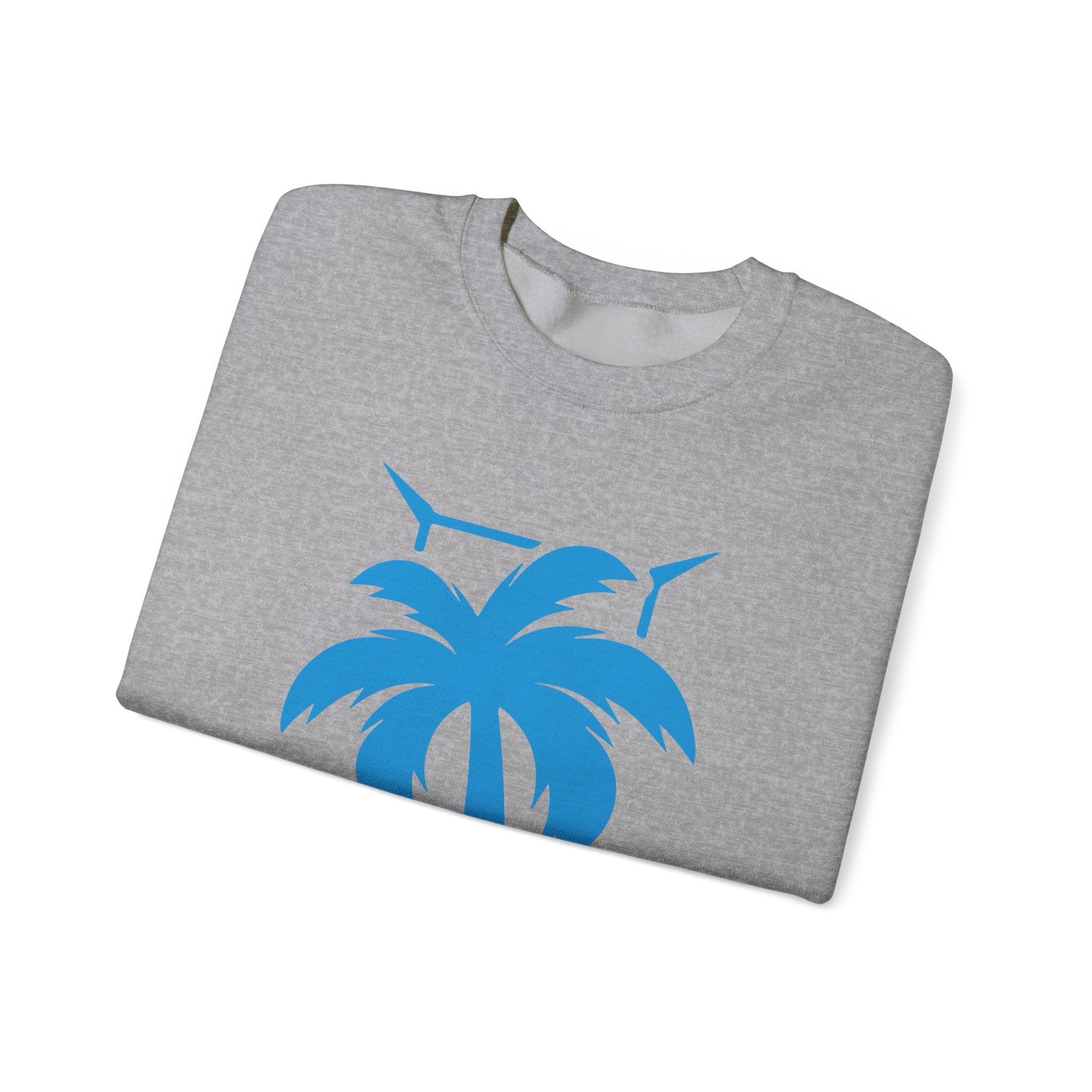 Palm Tree Design Jey Uso Sweatshirt, Wrestling Fan Unisex Sweatshirt - Gift for Him or Her, Casual Outwear, Heavy Blend Crewneck Sweatshirt