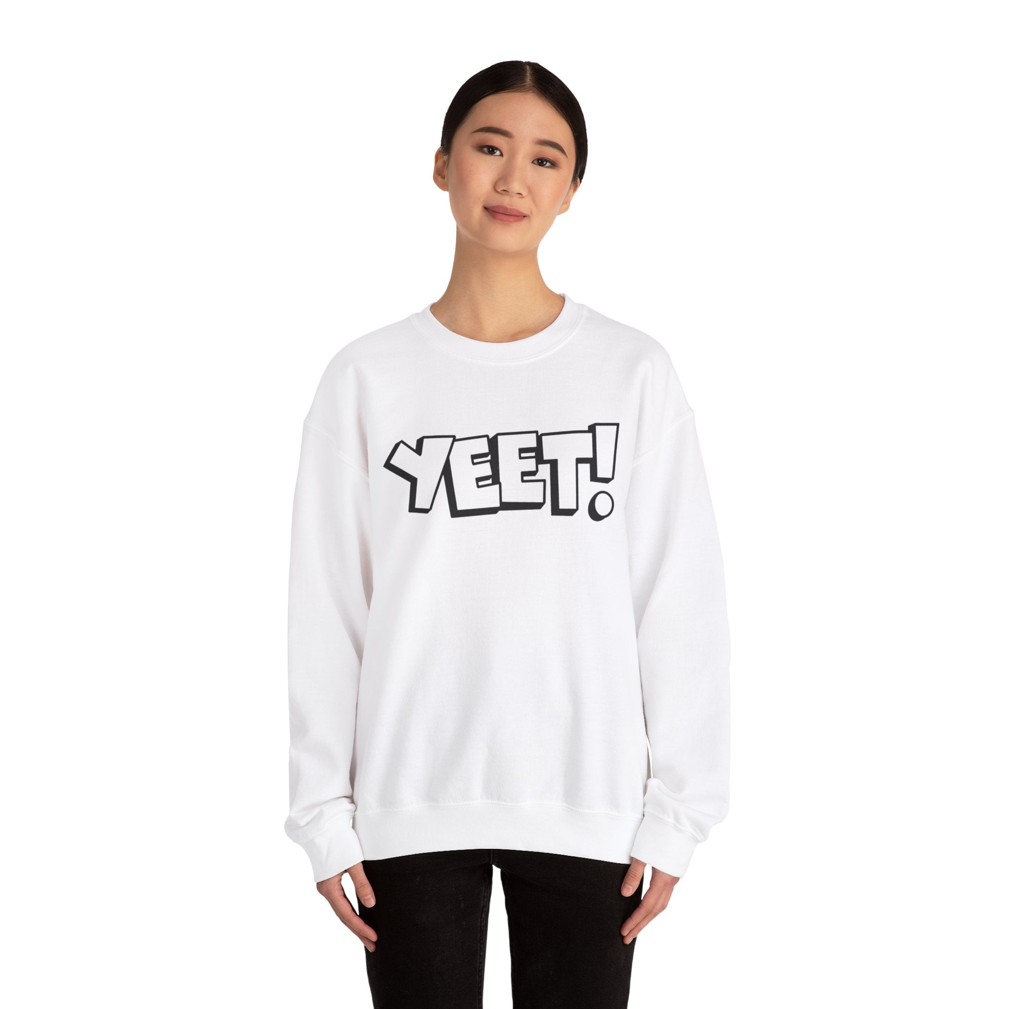 Yeet! Shirt Design, Wrestling Fan Unisex Sweatshirt - Gift for Him or Her, Casual Outwear, Graphic Design, Heavy Blend Crewneck Sweatshirt