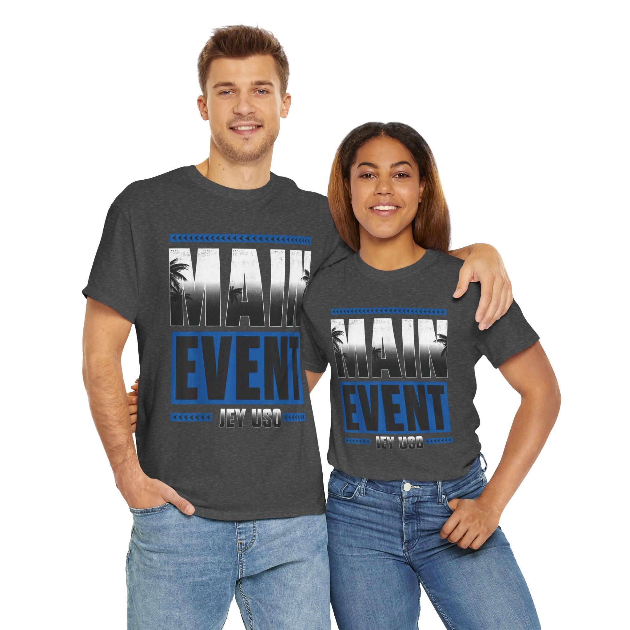 Main Event Uso Wrestling T-Shirt, Heavy Cotton Tee, Unisex Shirt, Wrestling Fan Gift, Graphic Tee