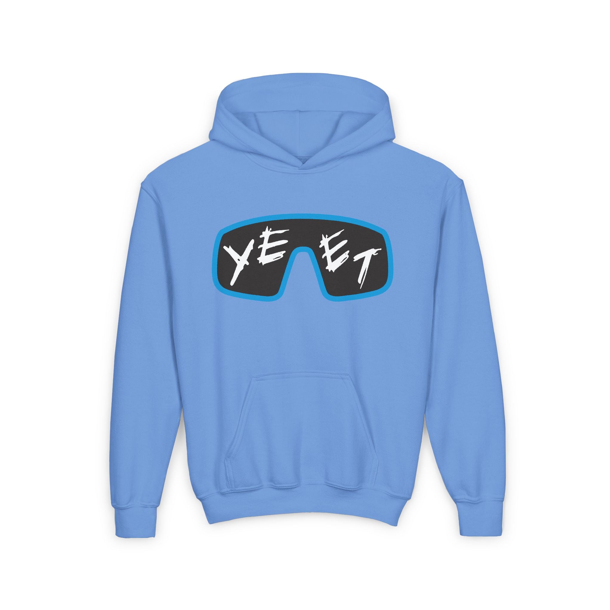 Yeet Glasses Shirt Design, Sports Fan Kids Hoodies - Youth Heavy Blend Hooded Sweatshirt, Unisex Wrestling Fan Hoodies, Gift for Her-Him, Casual Outwear