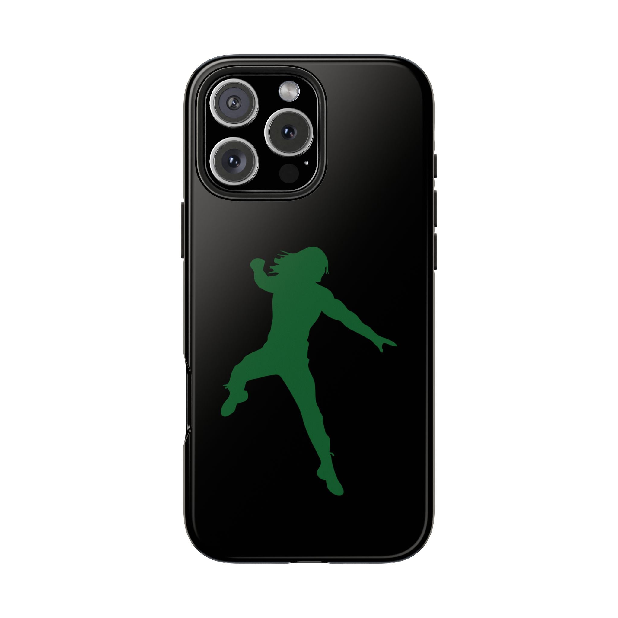 Roman Reigns Jump Green Graphic Design, iPhone and Samsung Case Cool Graphic Sports Fan Phone Case