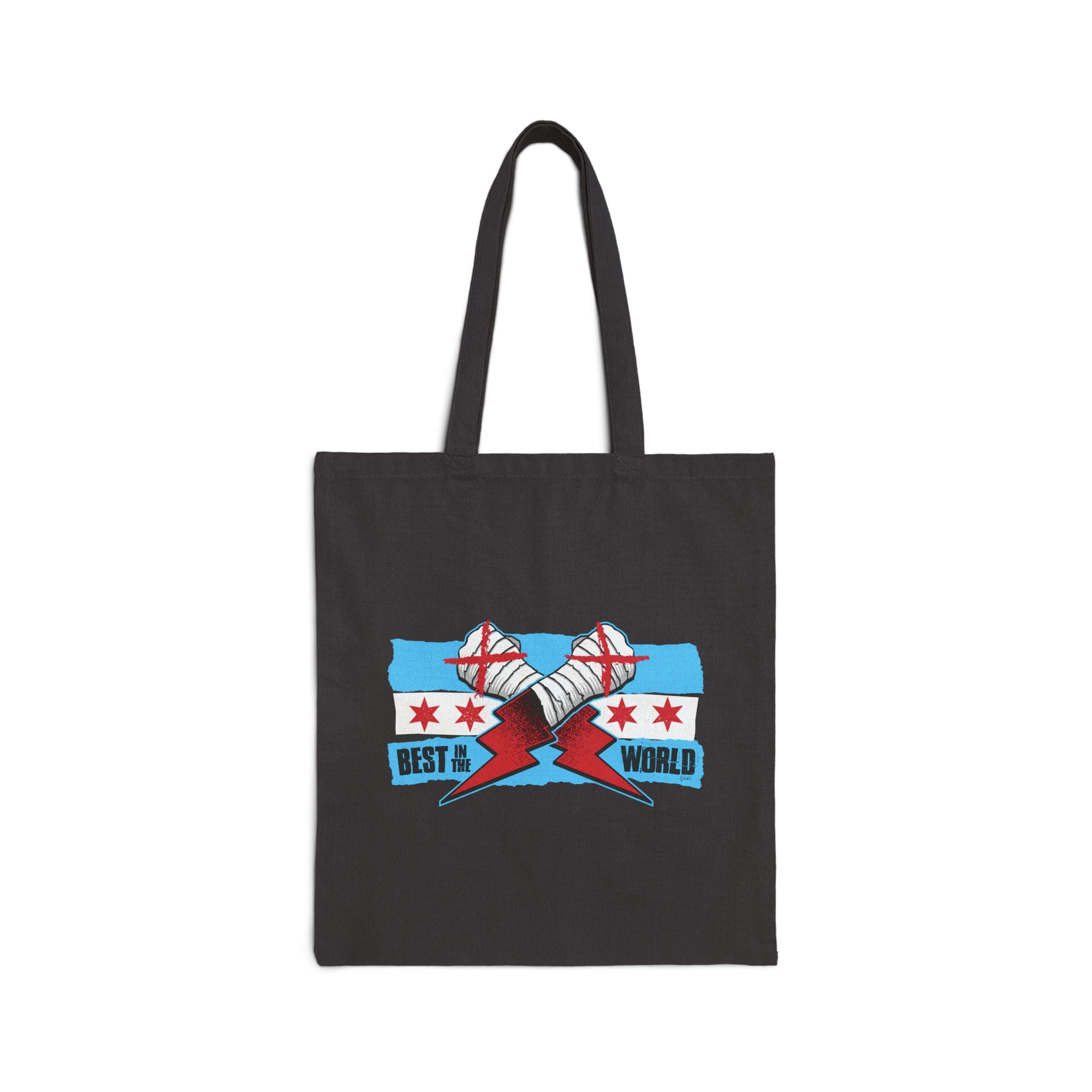 Best in The World CM Punk Graphic Design, Sports Fan Tote Bag, Unisex , Gift Tote Bag for Him-Her