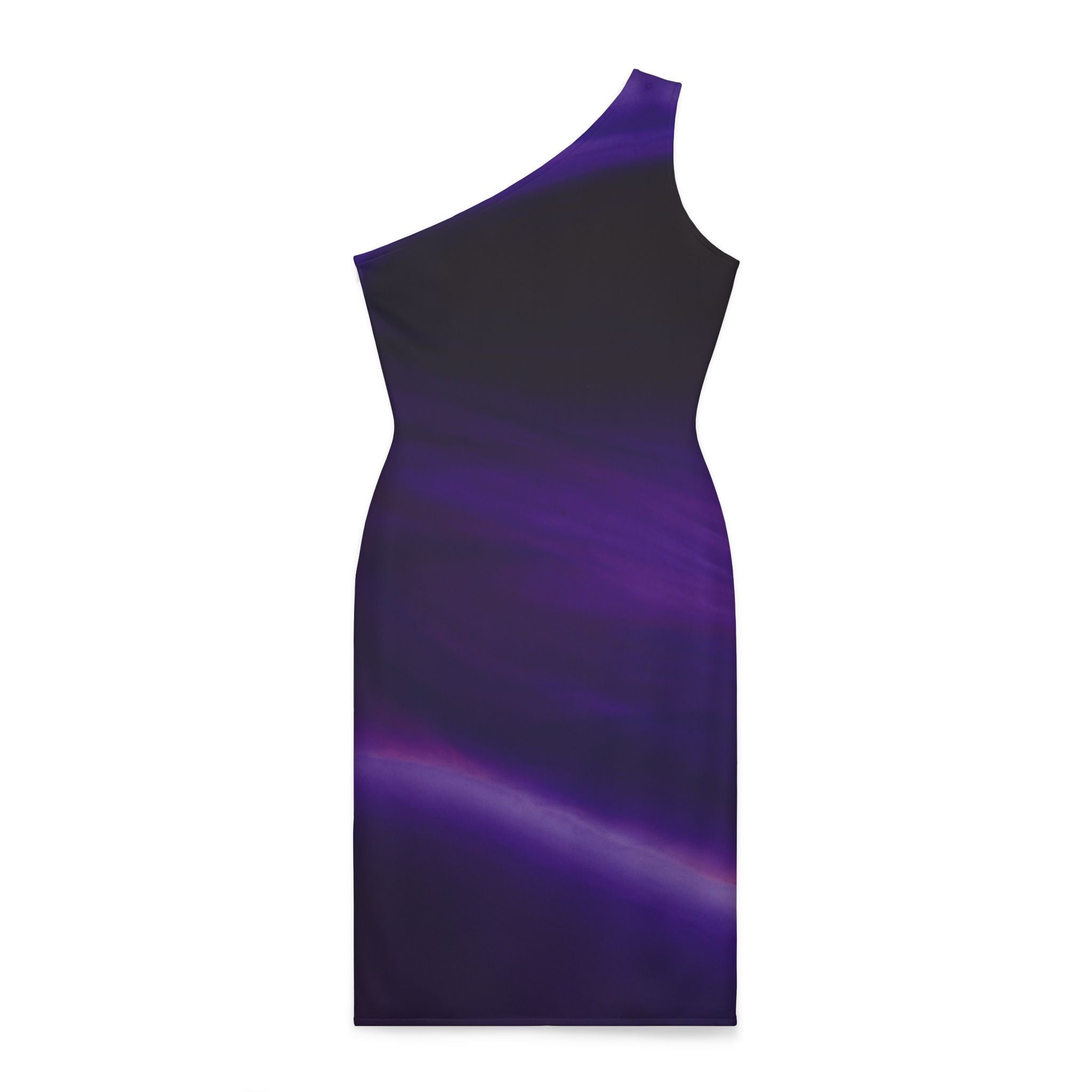 Purple Sexy Elegant One Shoulder Dress, Bodycon Party Cocktail Dress, Valentines, Birthday Outfit, Sleeveless Fitted Dresses