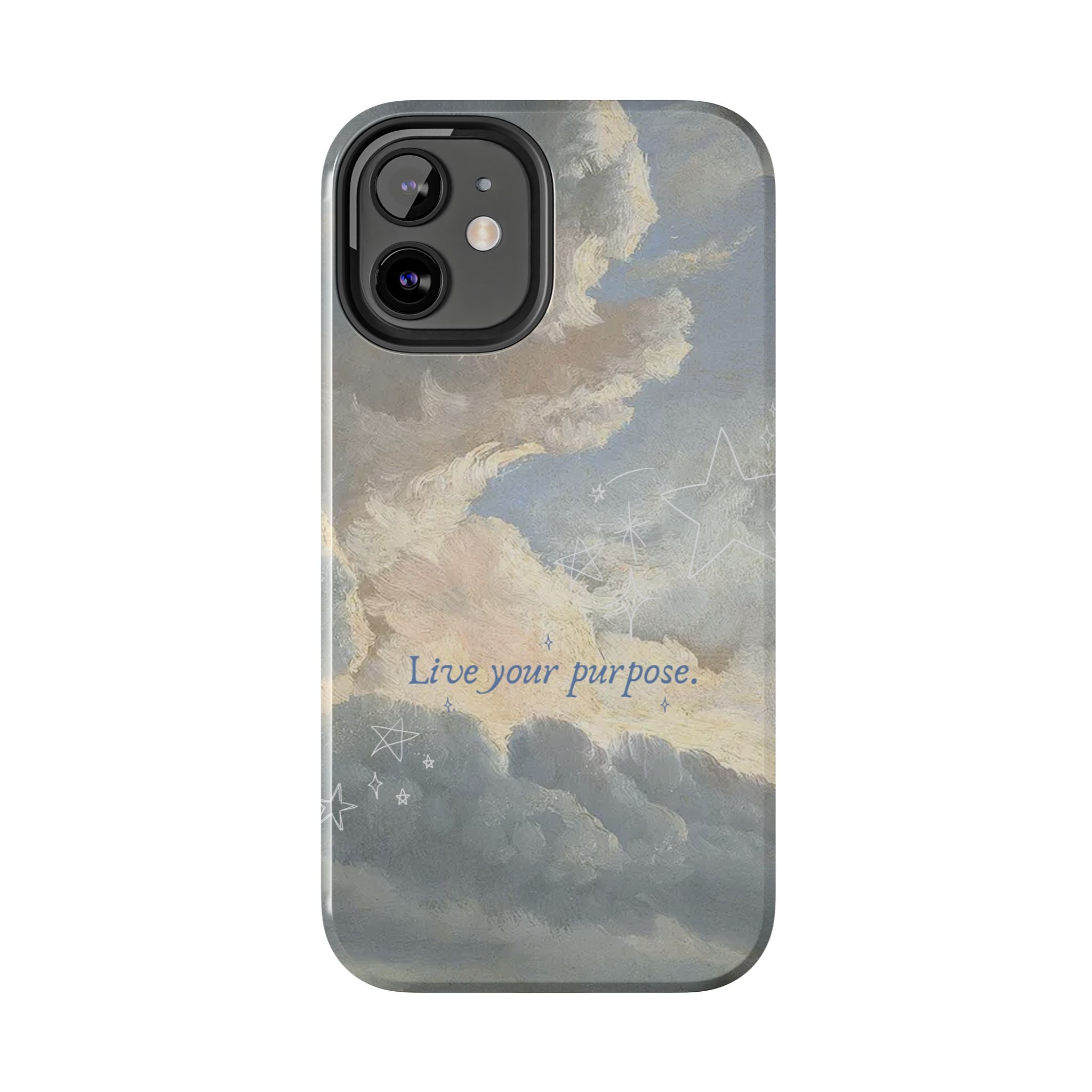 Live Your Purpose, Elegant Phone Cases, Stylish Phone Covers, Chic Phone Protectors, Fashionable Case for Her, Trendy Smartphone Accessories